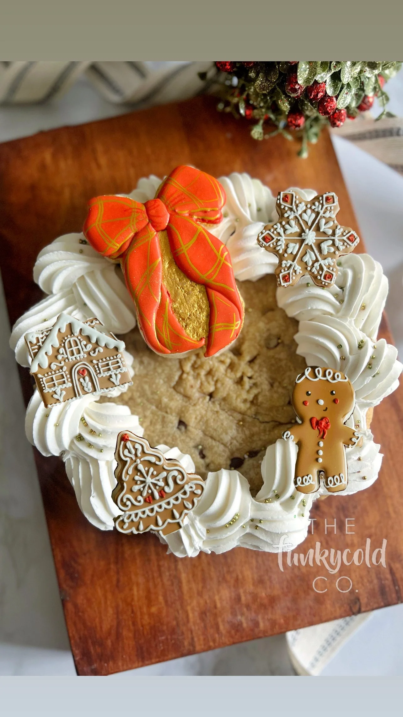 Christmas Chip Cookie Cake - 3 Options  (Pre-Sale)