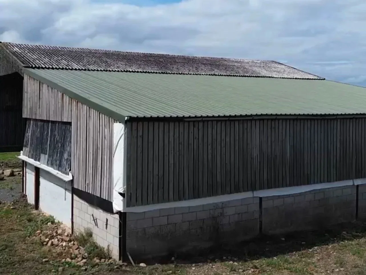 A barn ready for conversion