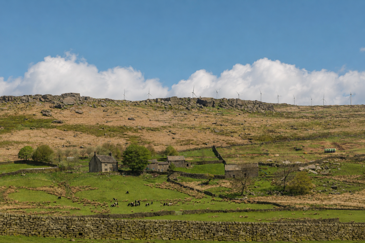 Rural wind turnbines