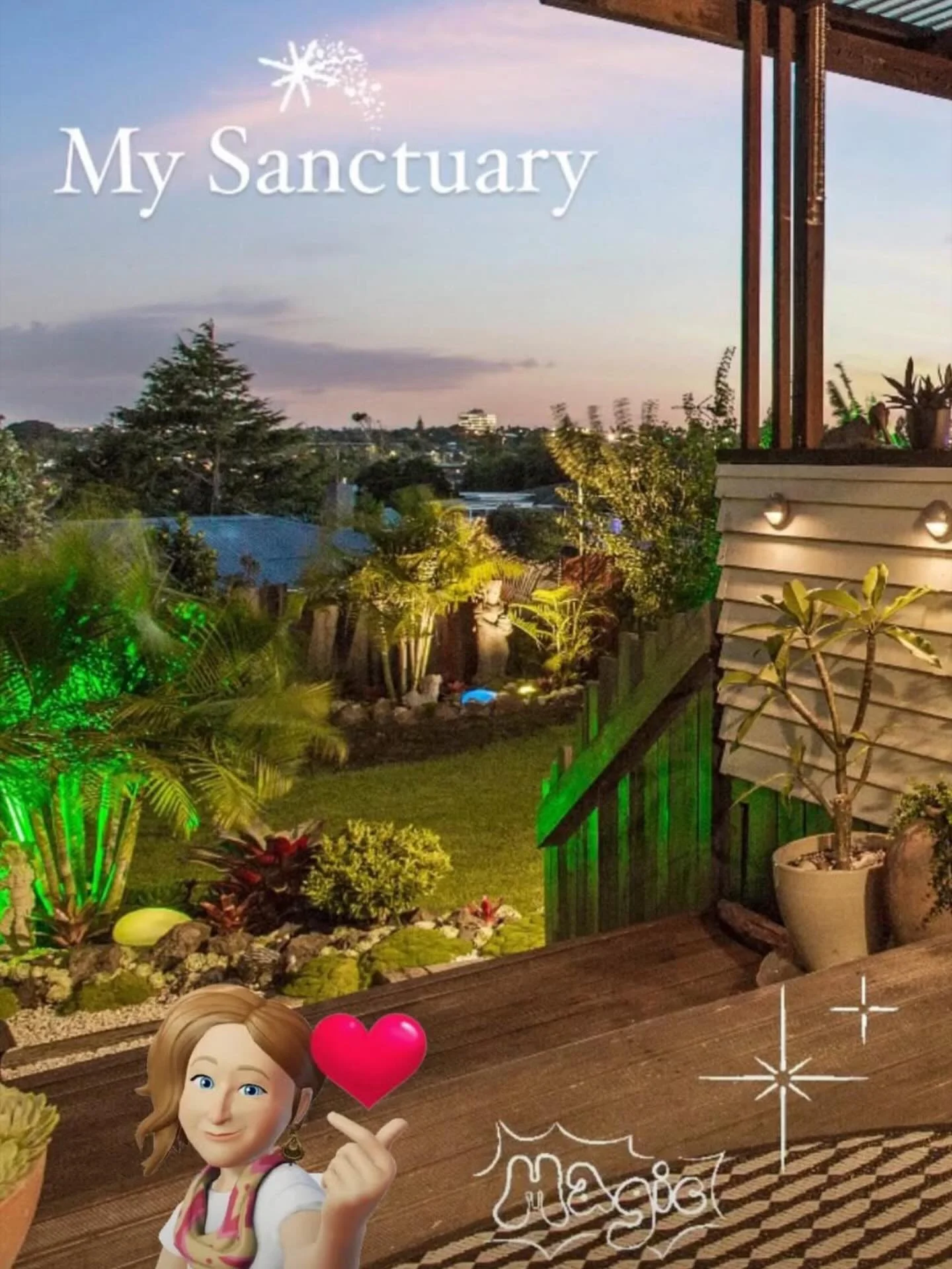 I need lots of time to recoup - my garden is my sanctuary