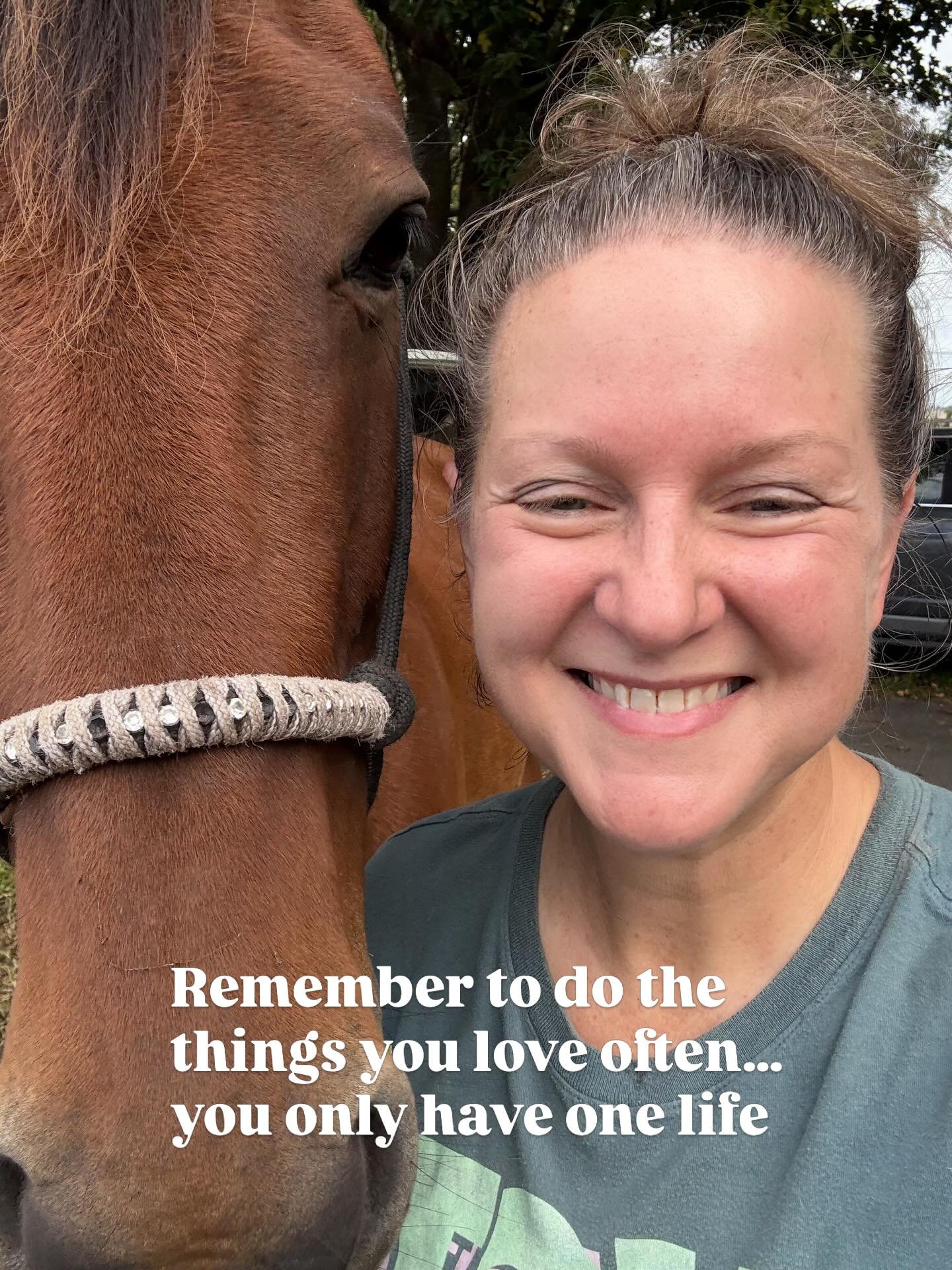 Freedom means having the time to spend with horses when I want to - it&rsquo;s been a dream of mine to have one and that dream got derailed by responsibilities and chasing outdated models of what I once deemed successful.

When I turned fifty I decid