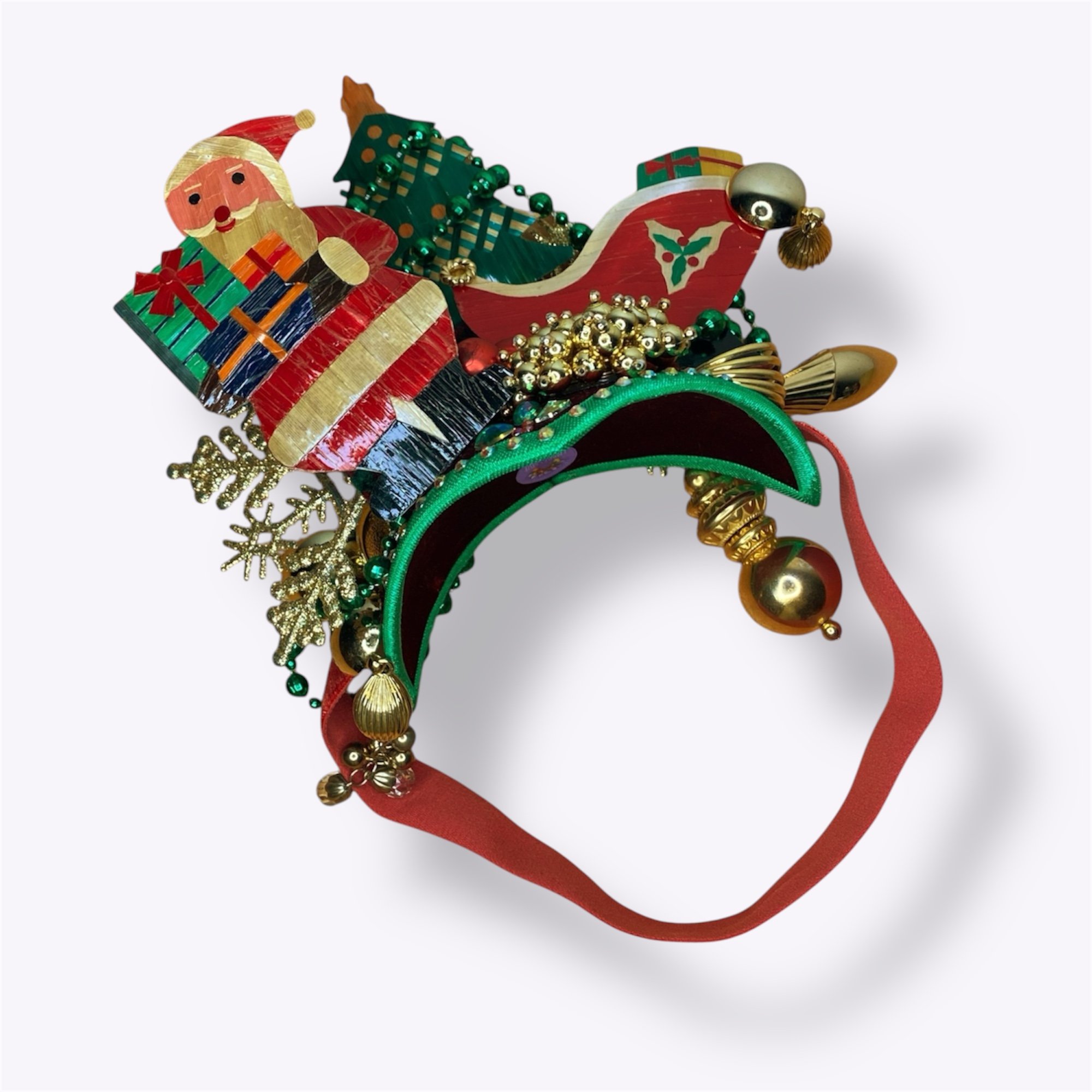 Santa’s Sleigh Headdress