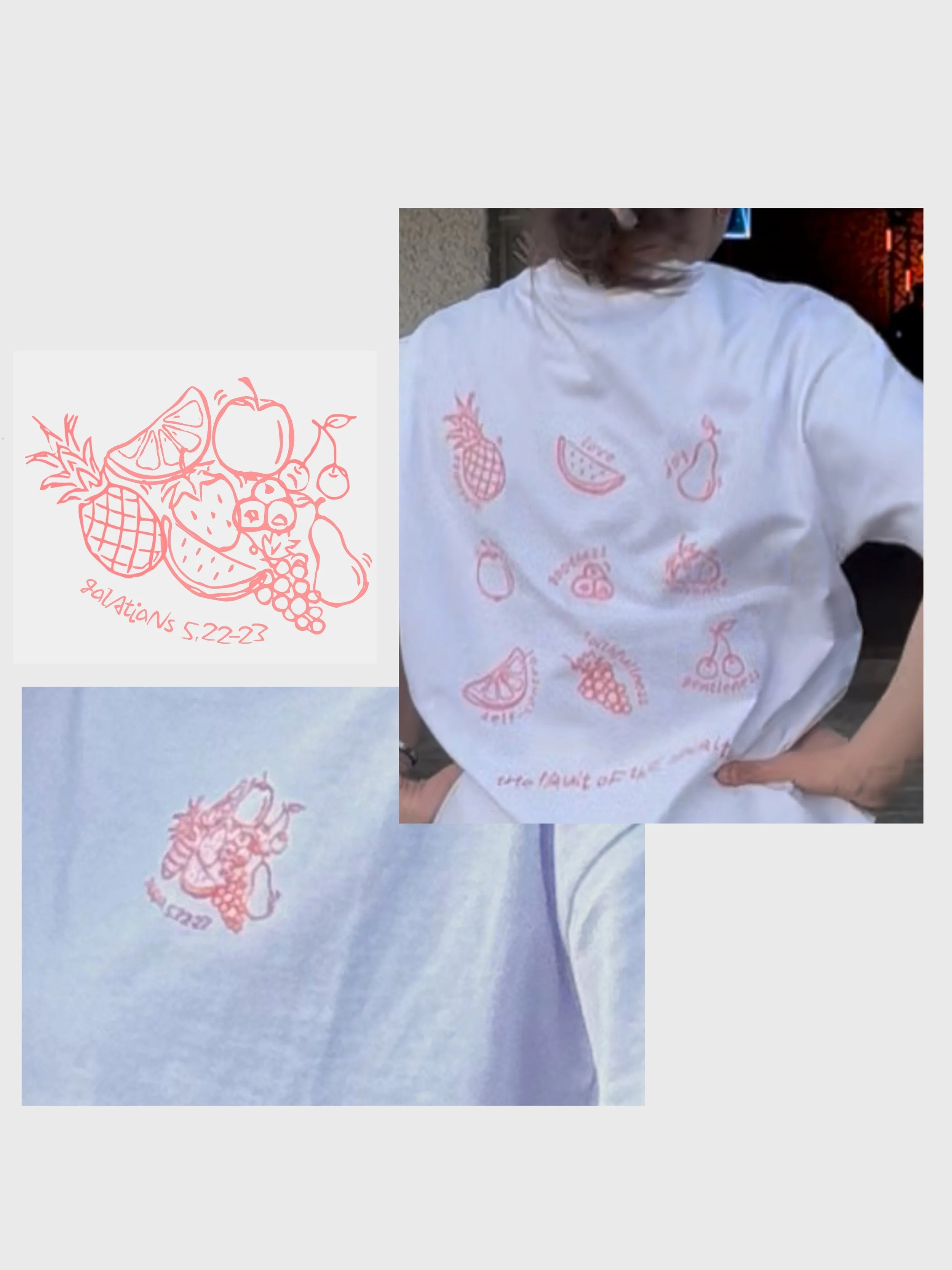 T-Shirt - Fruit of the Spirit (koralle)