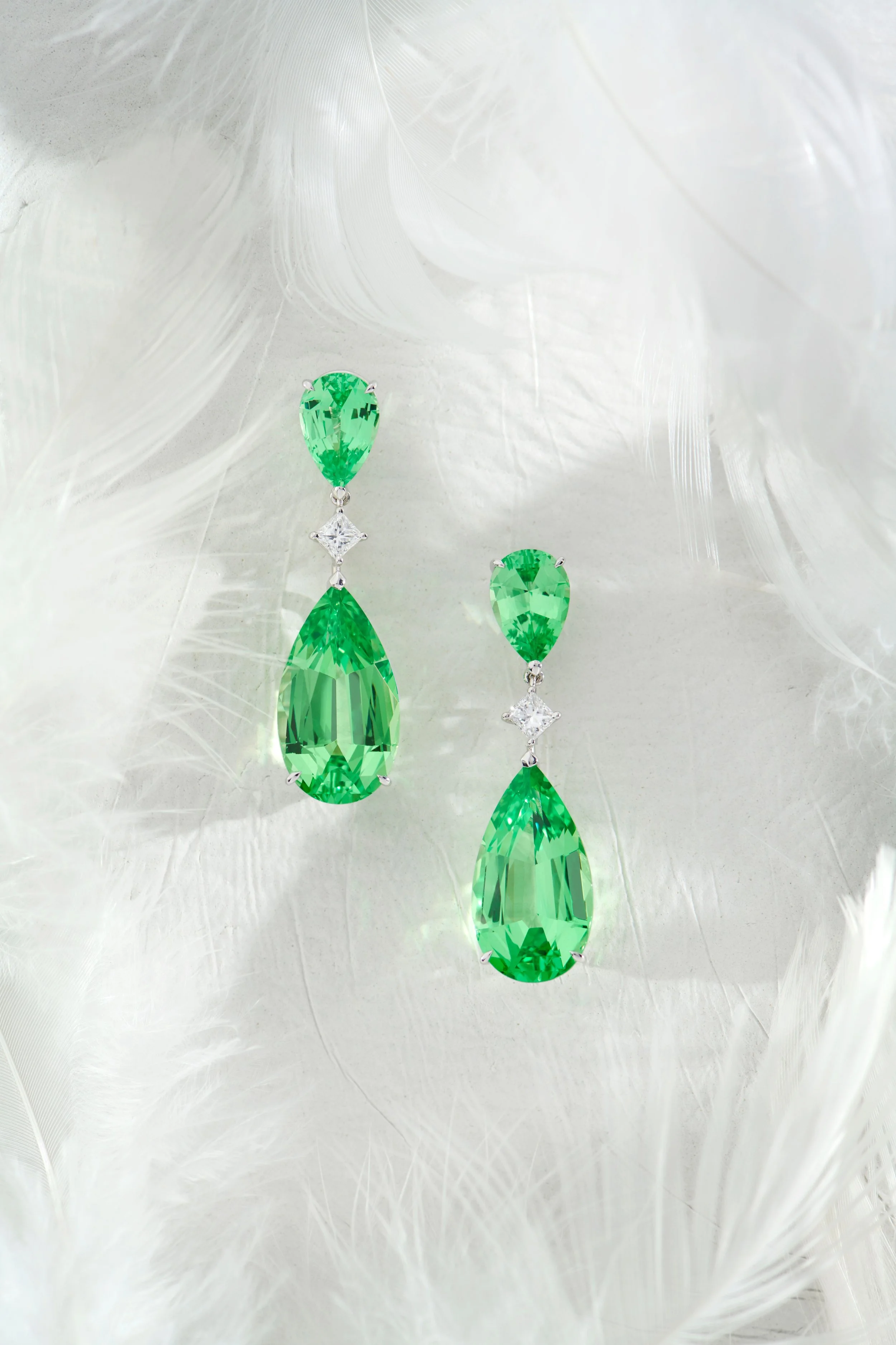 Tsavorite and Diamond earrings.jpg