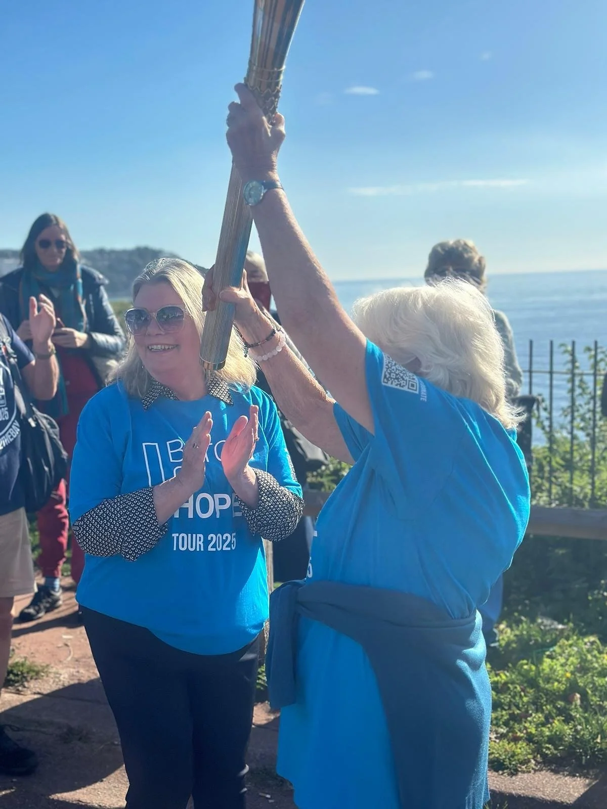 Our Community Development Lead for Torbay, Bernie McAuley, has told us about her experience as a baton bearer for the Baton of Hope Torbay Tour last week.

Bernie shared the gravity of the day explaining, &ldquo;That moment &ndash; holding the Baton 