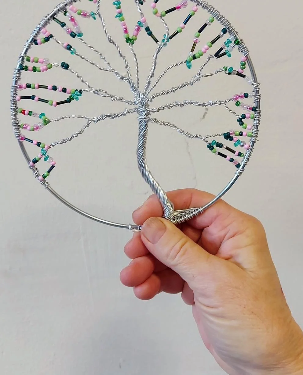 At our Holsworthy and Bideford Drop-ins, the groups have been enjoying working with wire and creating these beautiful trees! Speaking with our facilitator Lisa, she said &ldquo;we enjoyed celebrating the coming of Spring, nature and trees! Come along