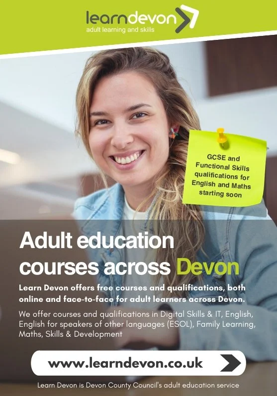 Learn Devon Launches 200 Free Adult Learning Opportunities Across Devon