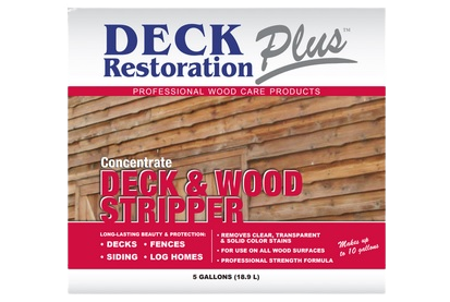 Deck Restoration Plus: Deck & Wood Stripper 5 Gal Concentrate *PRICE INCLUDES SHIPPING AND HAZMAT FEES**
