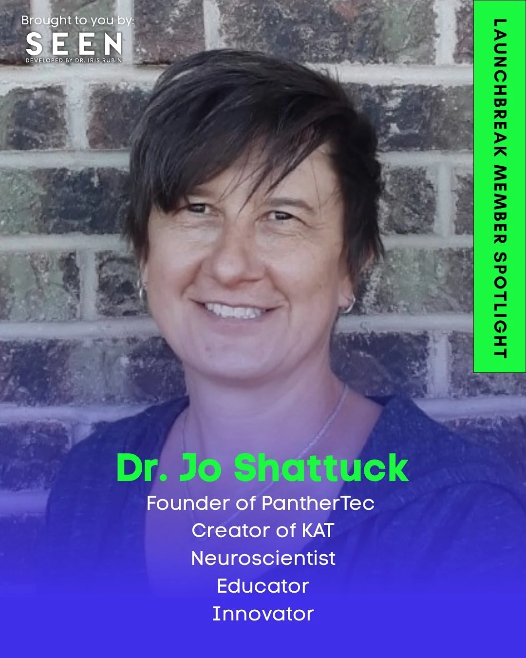 This week&rsquo;s Member Spotlight 🌟 &mdash; brought to you by @seenskinandhair, is Dr. Jo Shattuck &mdash; neuroscientist, educator, athlete, and innovator redefining skill acquisition in human performance. 

With a PhD in Neuroscience and Behavior
