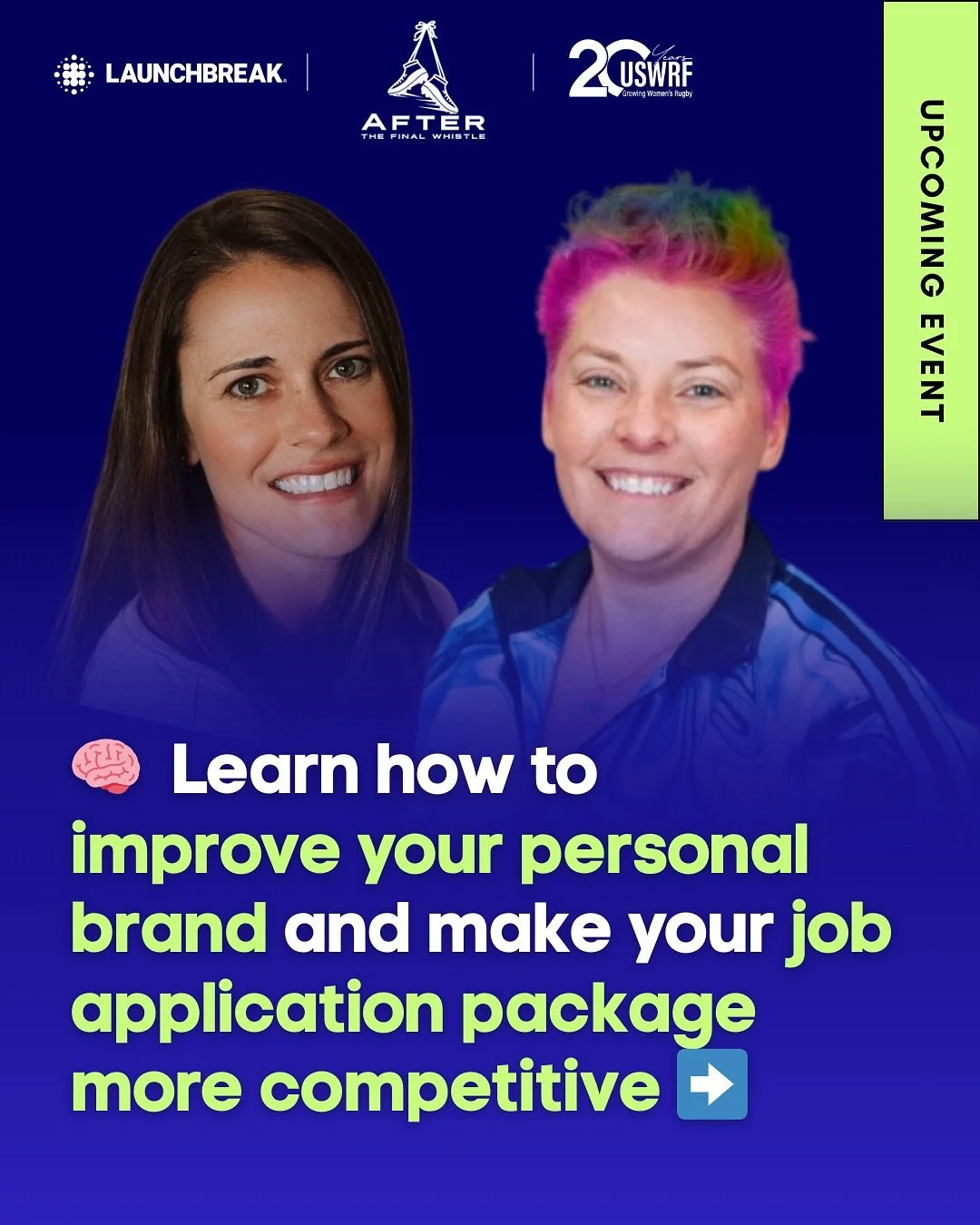 Looking for ways to improve your personal brand or make your job application package even more competitive? Look no further! Whether you are an athlete still in the game, in the midst of your transition beyond sport, or switching careers, this talk w
