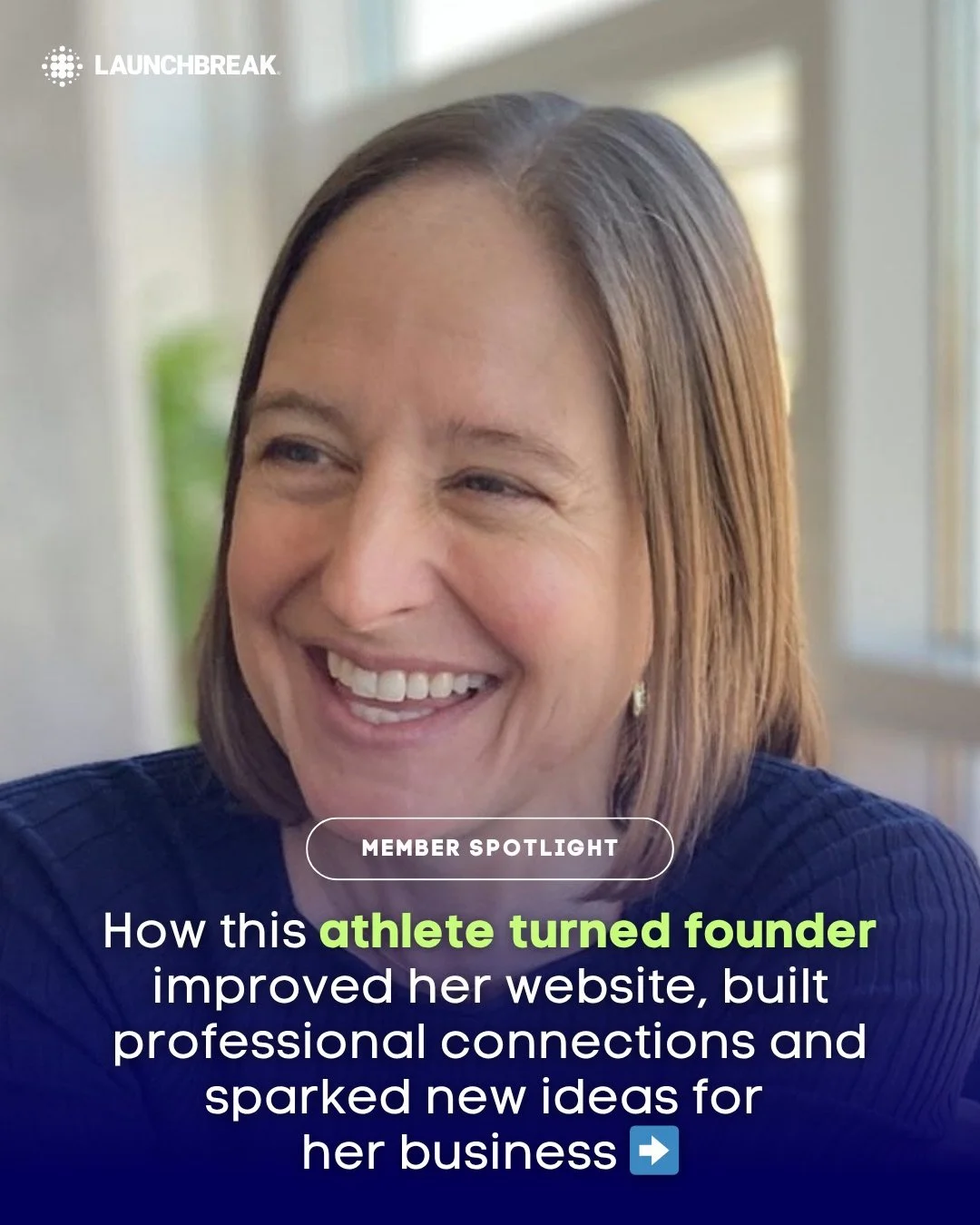 Since joining LaunchBreak, D1 track athlete turned founder of @ontheteam Anne Jones, has improved her website, built professional connections and sparked new ideas for her business 🚀

Swipe through to learn more about Anne&rsquo;s experience with La