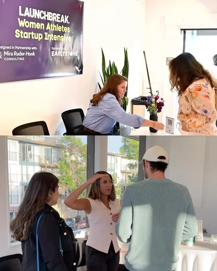 Athletes turned founders turned family 😌💙

Last week we hosted our Women Athletes Startup Intensive, in partnership with Mira Ruder-Hook Consulting, sponsored by Earlystone. This is a first of it&rsquo;s kind program designed to get women athlete f