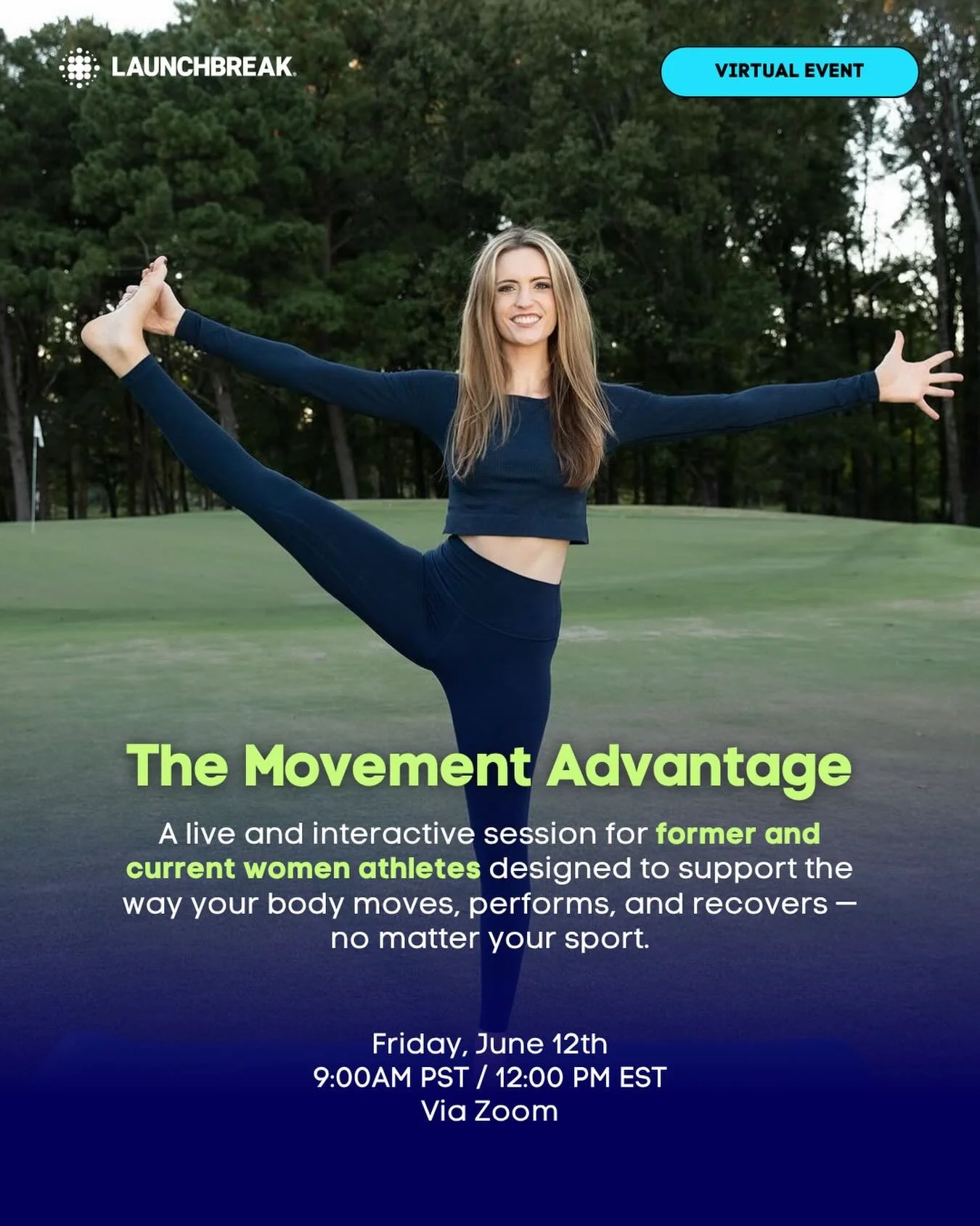 In this one-hour virtual class, you&rsquo;ll be guided through a dynamic blend of yoga and Pilates-inspired movement to help you:

✅ Improve mobility, flexibility, and joint control

✅ Build strength, stability, and body awareness

✅ Enhance power, e