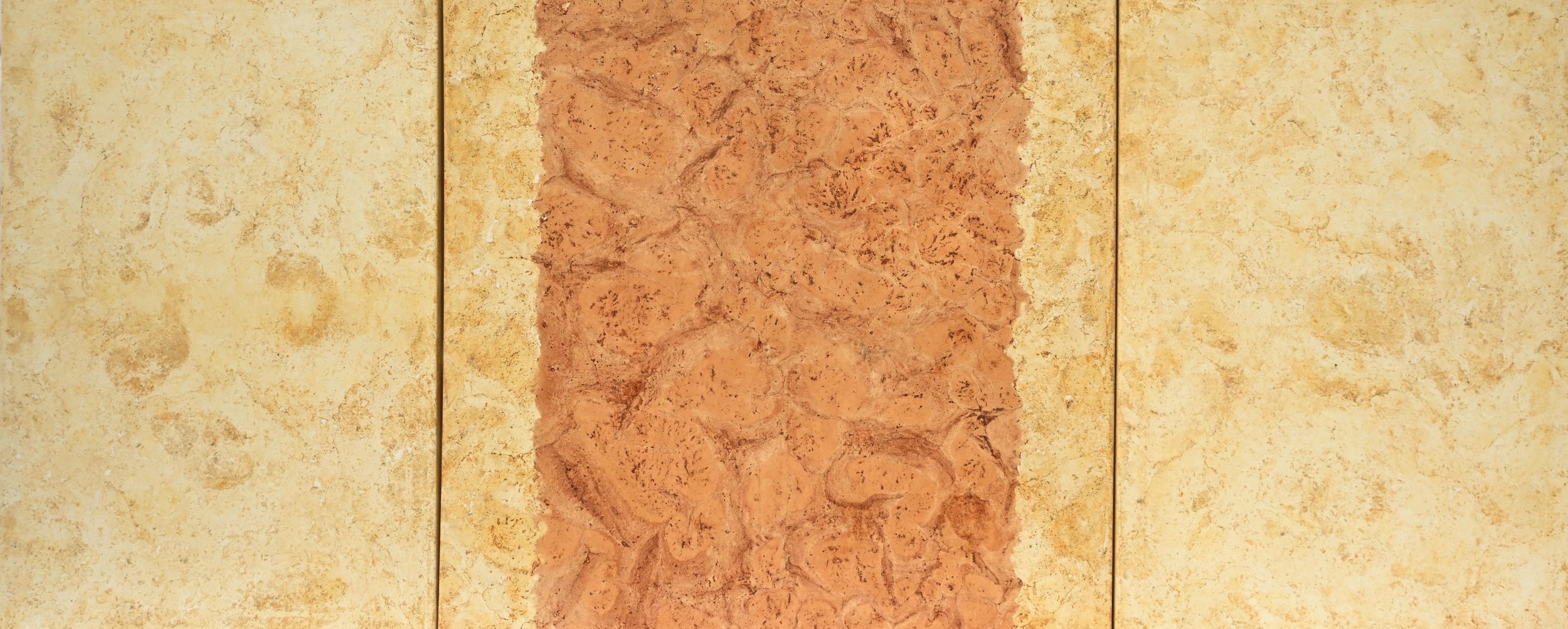 40 x 60 x 1,5 cm (2 telas);
60 x 60 x 1,5 cm (1 tela)