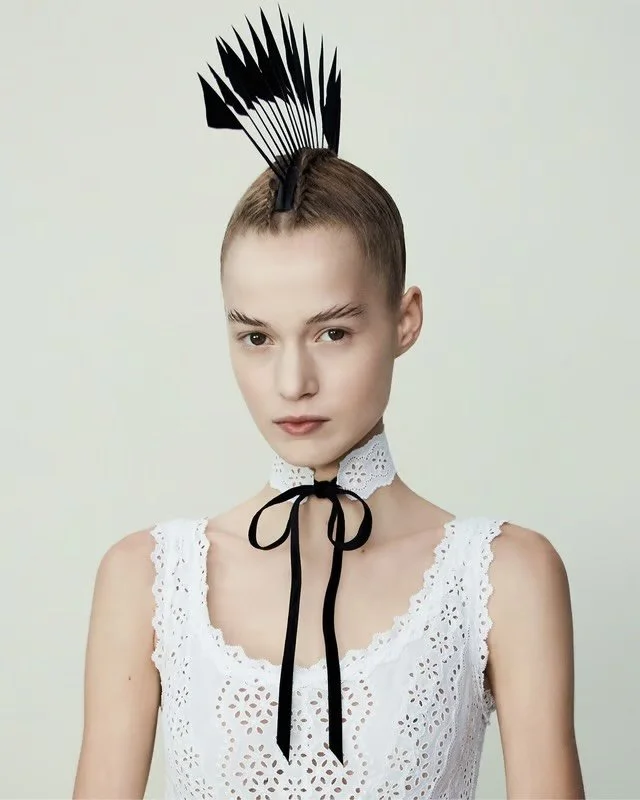 Braided Mohawk for @dior Spring Summer 25 Haute Couture Collection. 

Led by @guidopalau 
@mariagraziachiuri 

A very beautiful show ❤️

#Dior #diorcouture