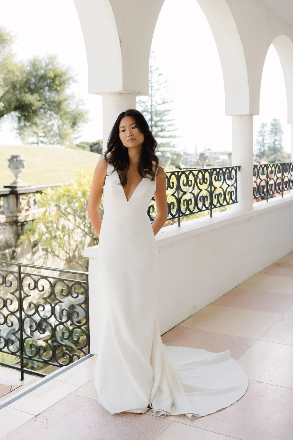 sleeveless wedding dress in winter Elegant Winter Wedding Dresses