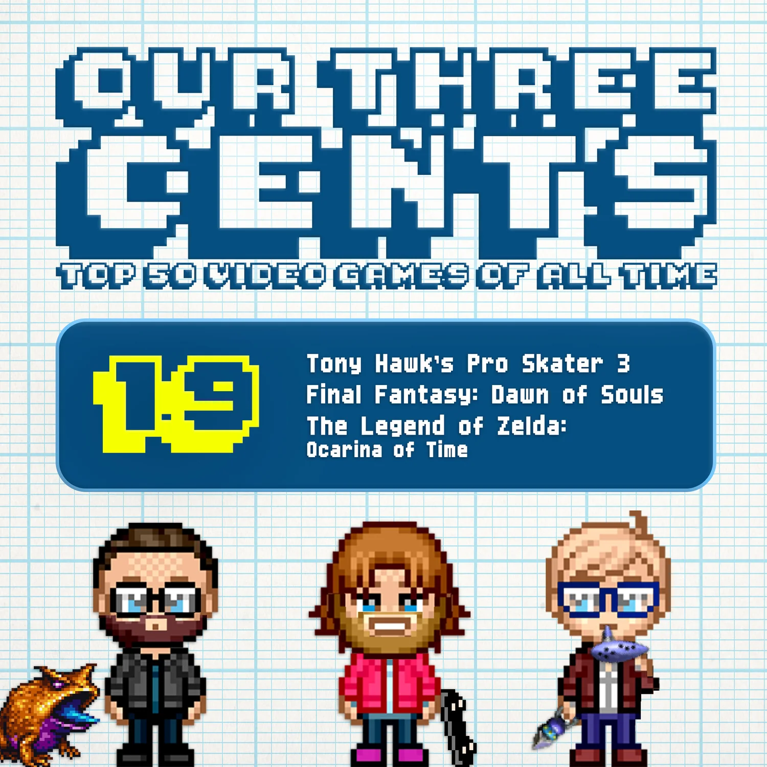 Number 19 - Tony Hawk’s Pro Skater 3, Final Fantasy: Dawn of Souls, The Legend of Zelda: Ocarina of Time
