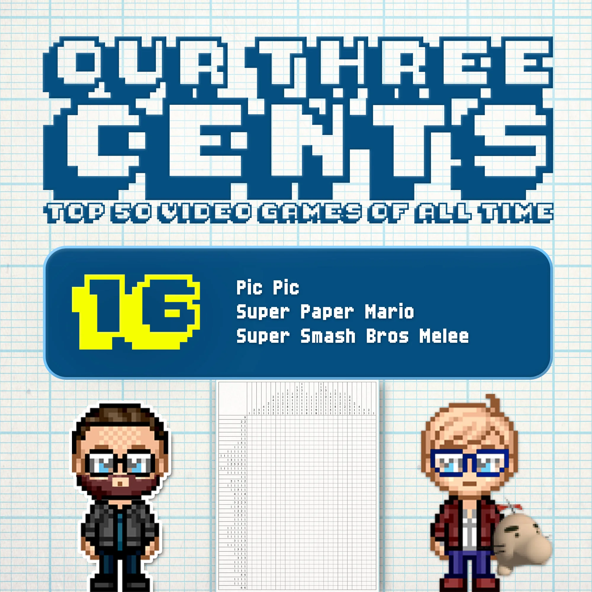 Number 16 - Pic Pic, Super Paper Mario, Super Smash Bros Melee
