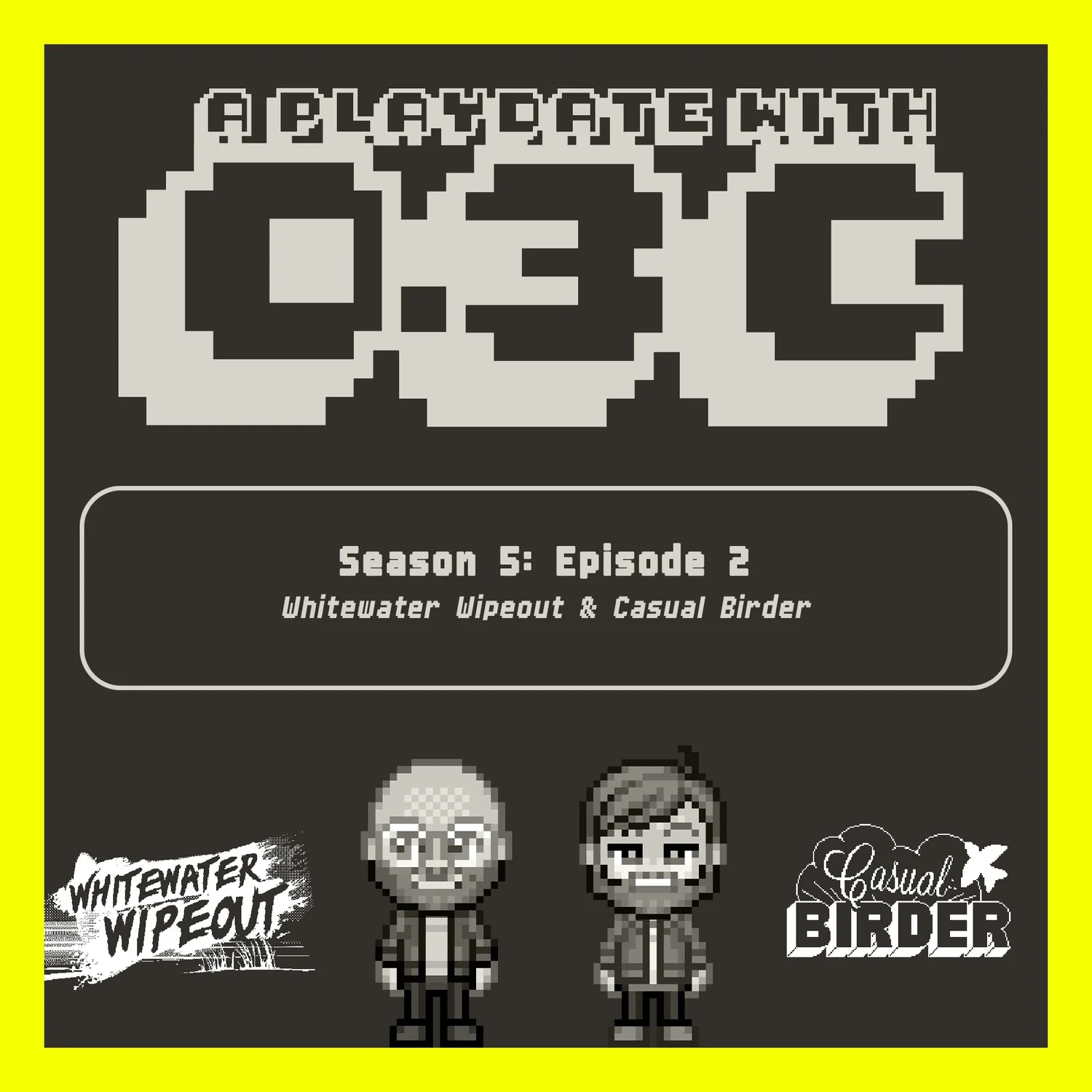 Playdate Update: Whitewater Wipeout & Casual Birder episode artwork