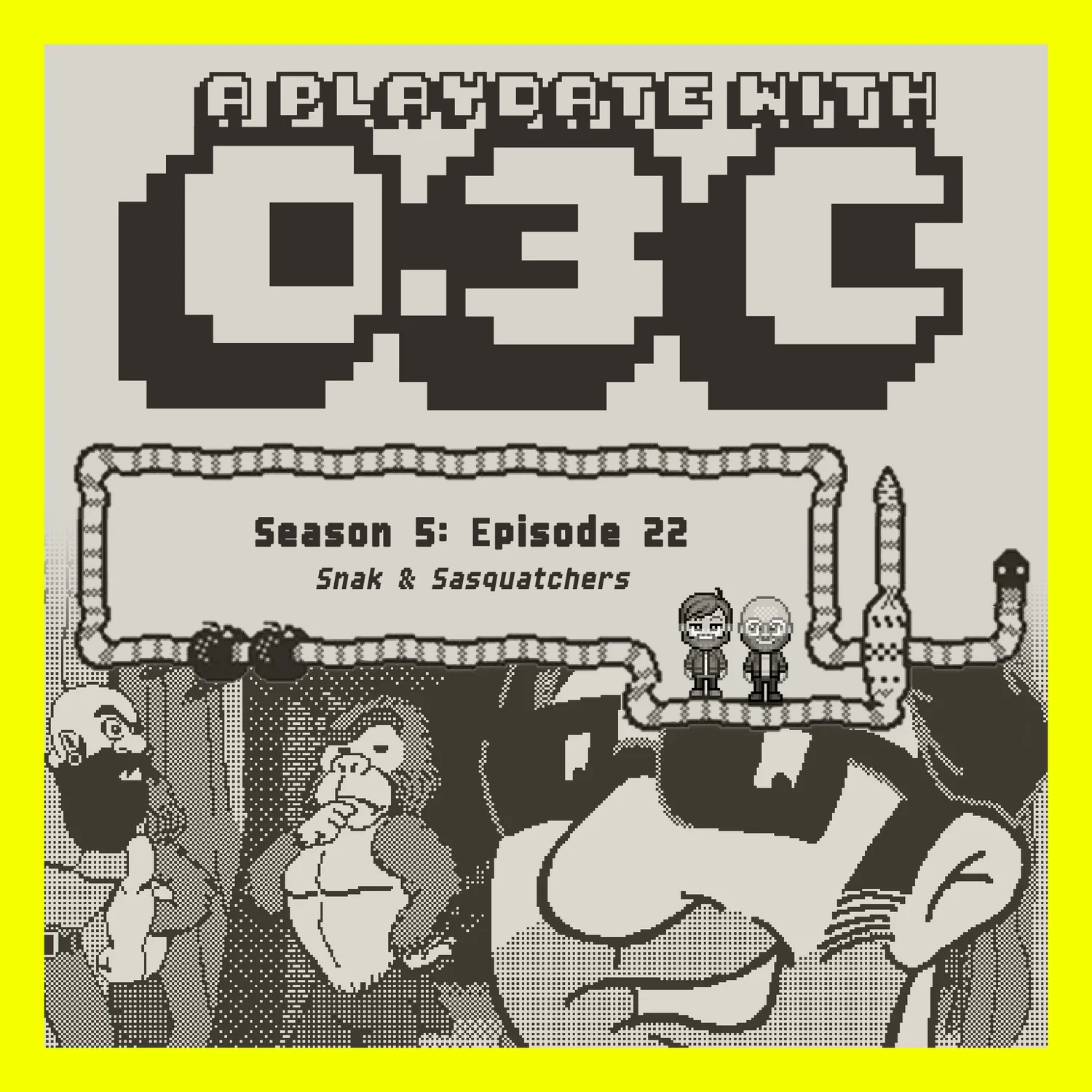 Playdate Update: Snak & Sasquatchers episode artwork
