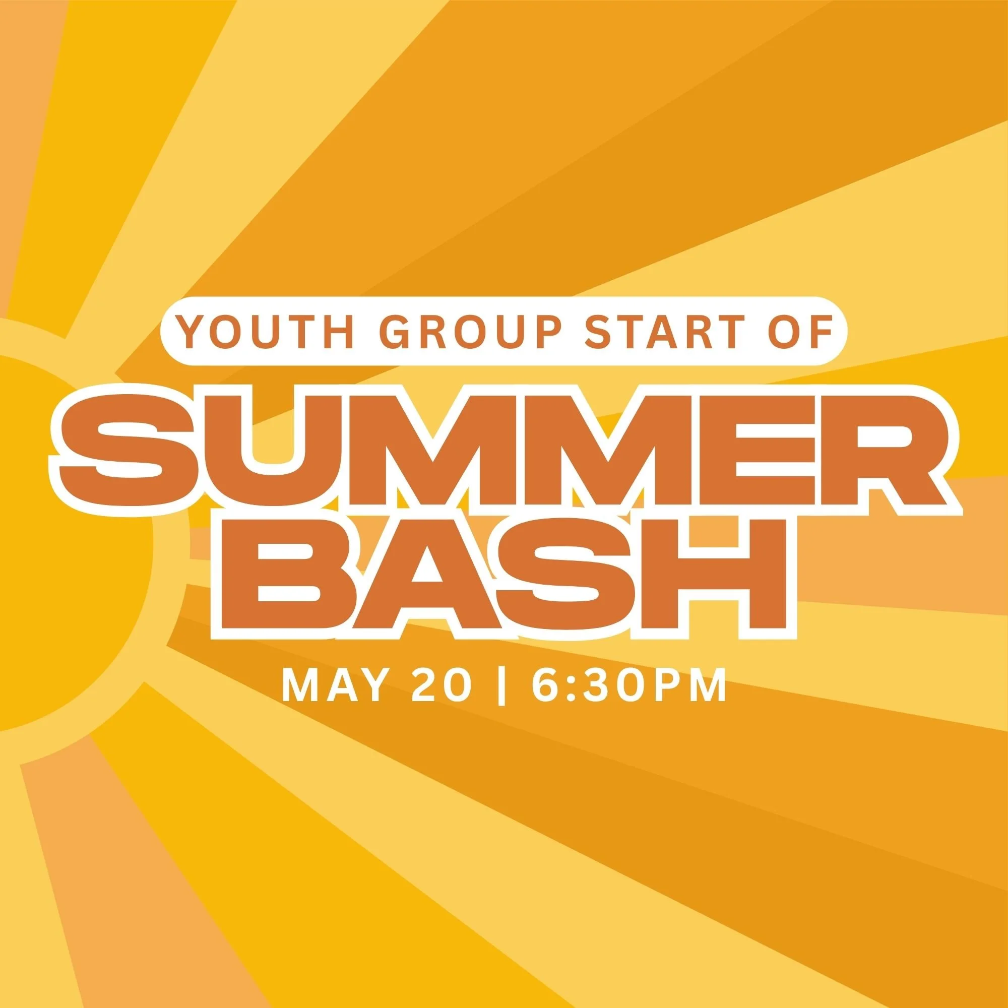 Youth Group Start of Summer Bash