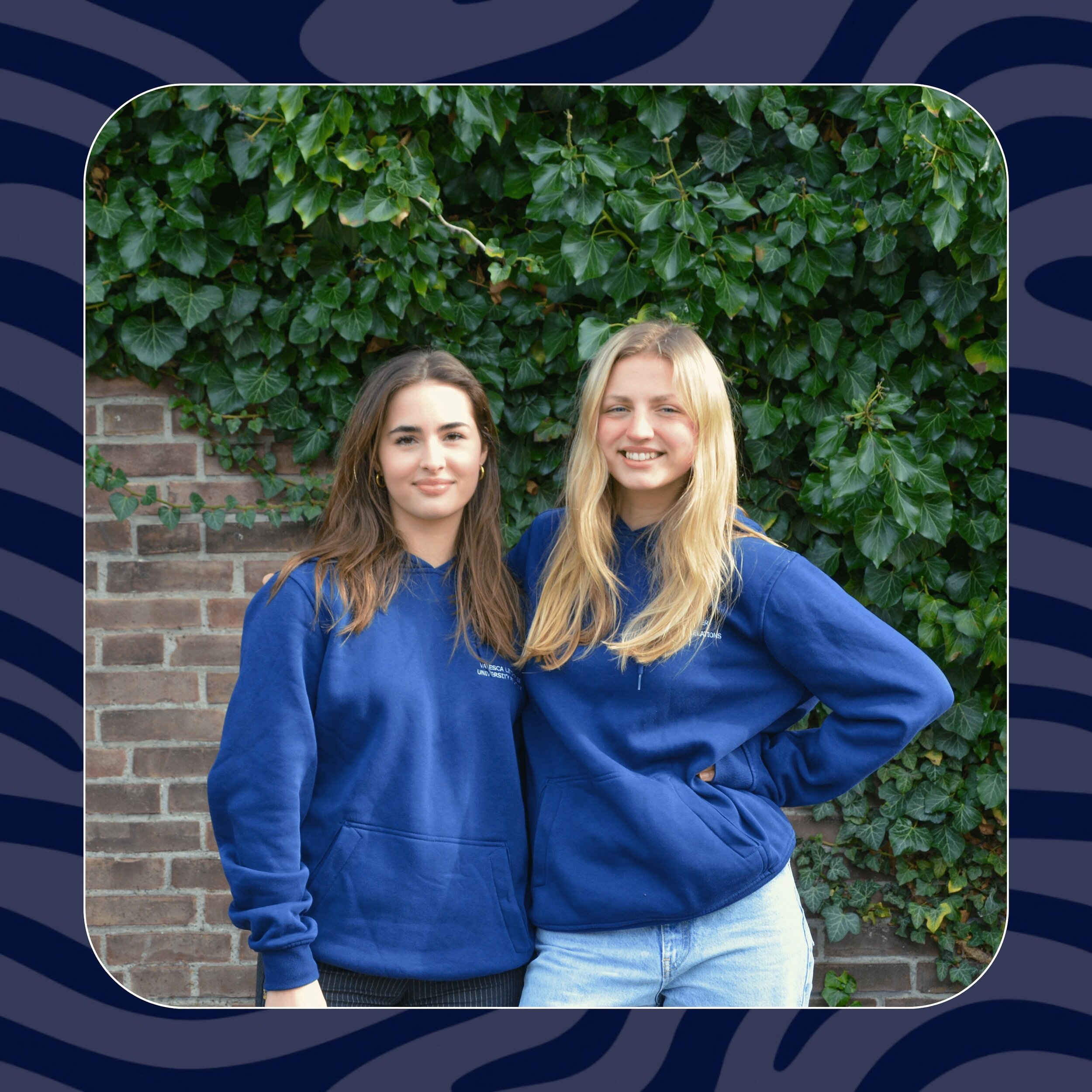 UNIVERSITY RELATIONS TEAM 💙

From left to right: Valesca &amp; Carla