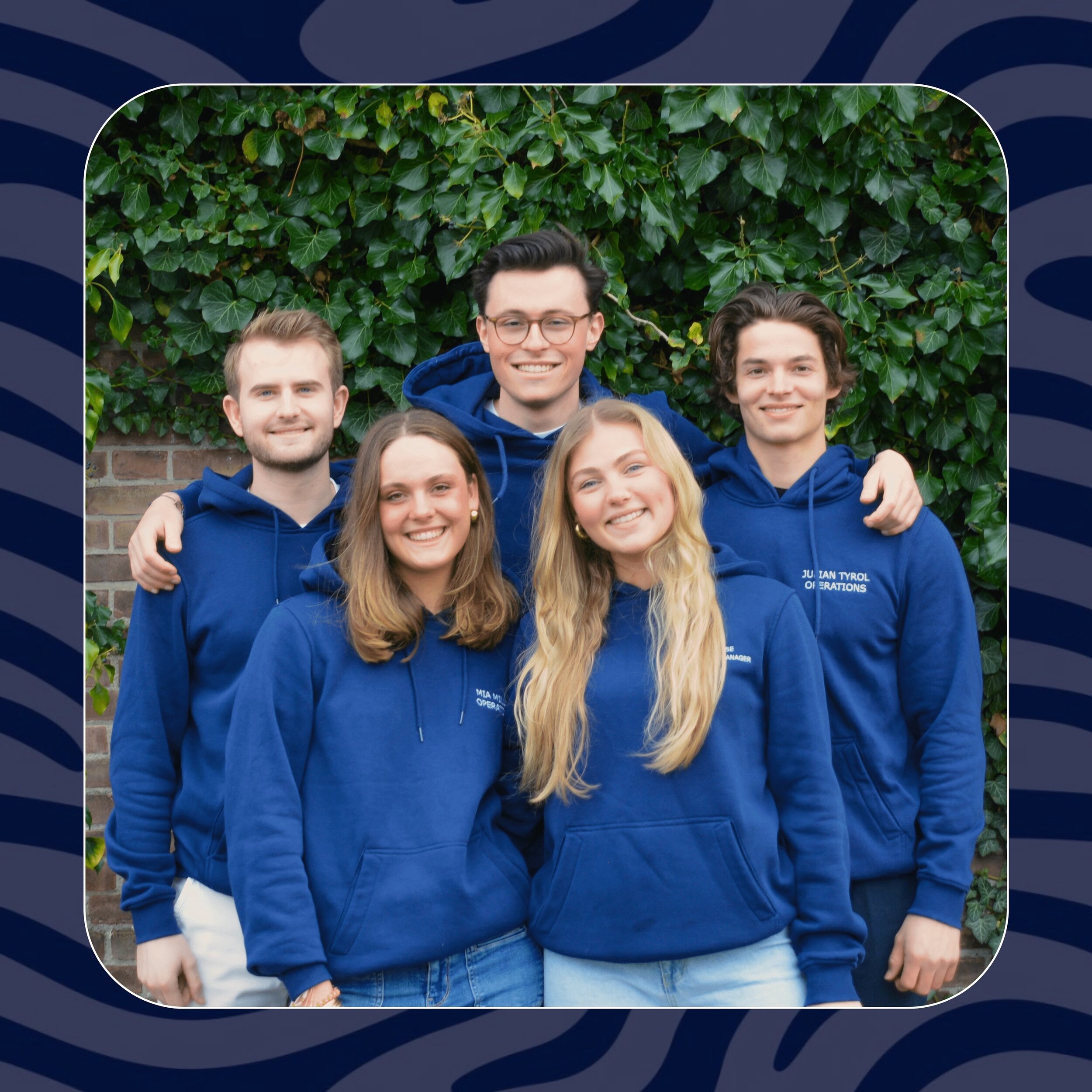 OPERATIONS TEAM 💙

From left to right: Lukas, Mia, Laurenz, Sina (Board) &amp; Julian