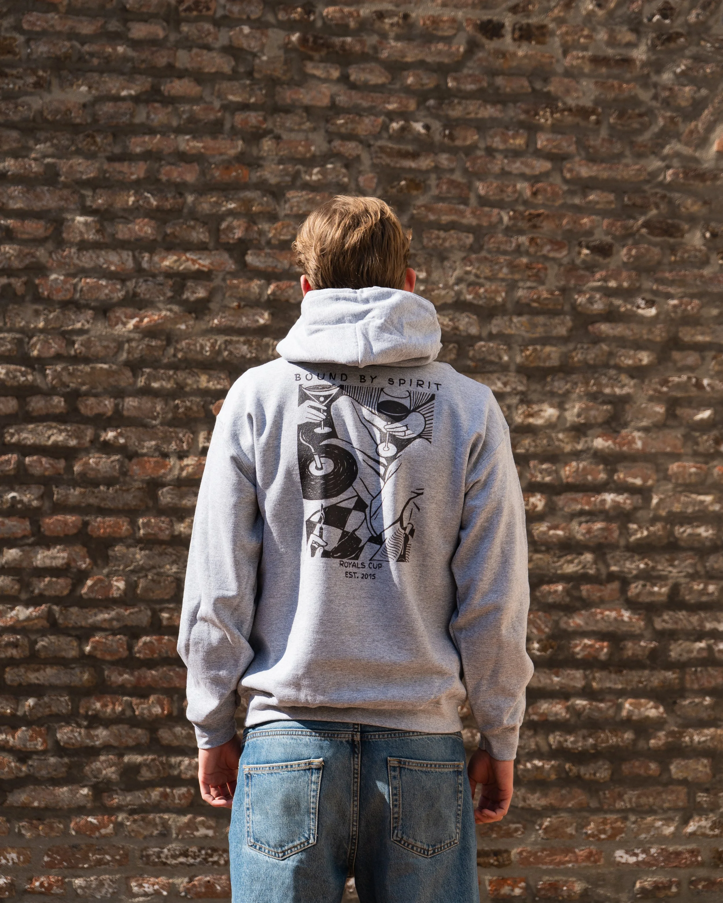 Bound by Spirit Hoodie Grey