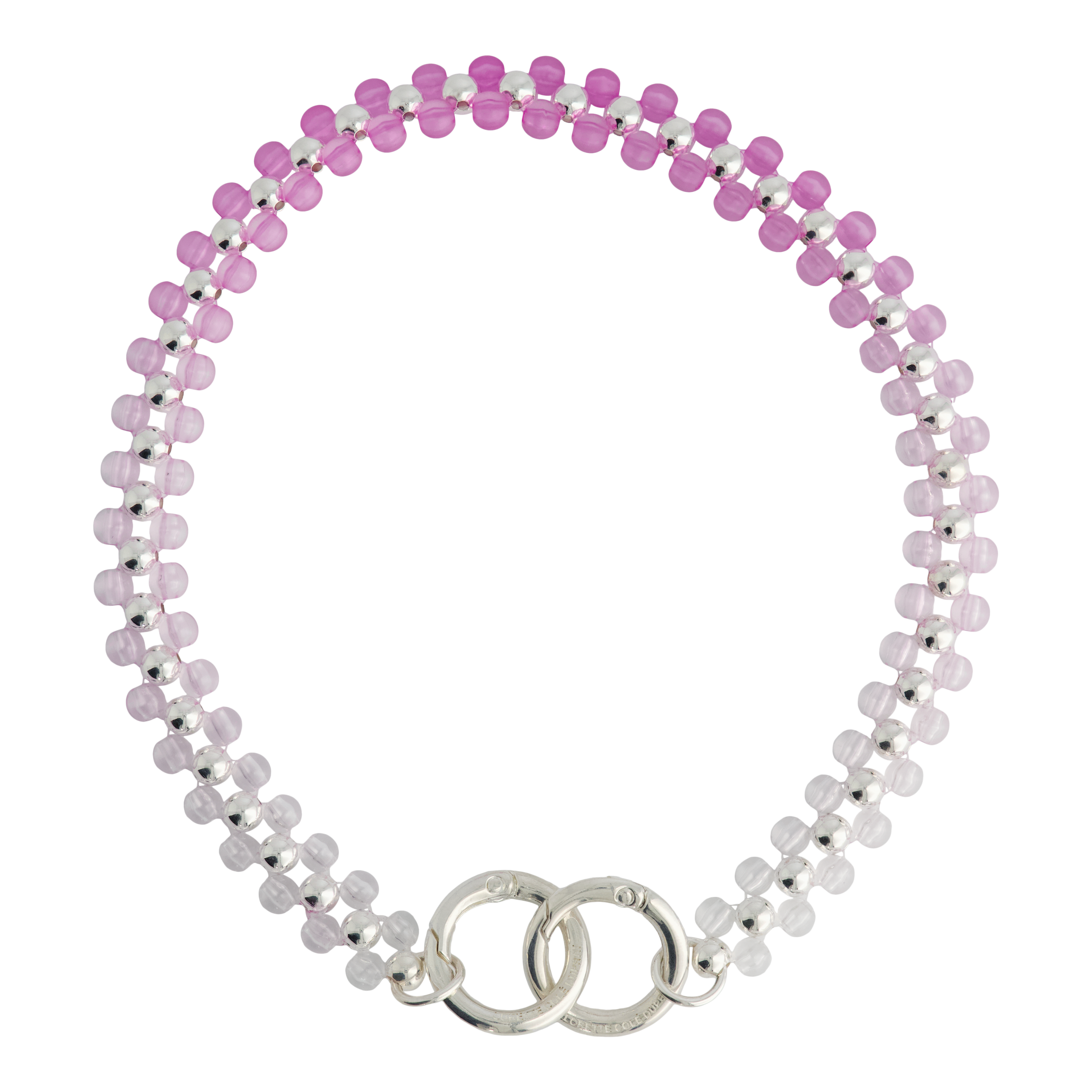 Trinity Necklace - Ras de cou ⌀ 06 Pink