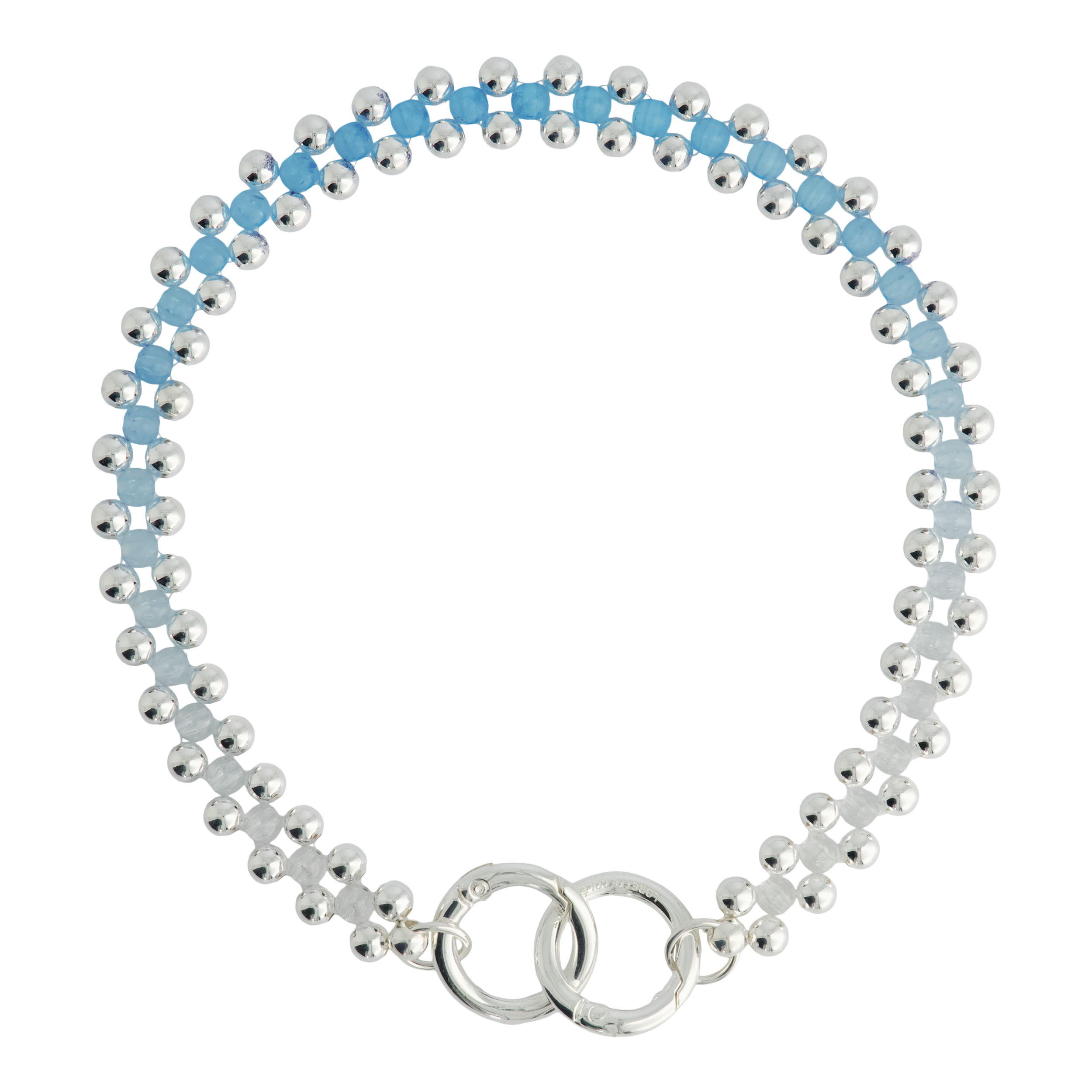 Trinity Necklace  Orthodox - Silver/Blue ⌀ 06