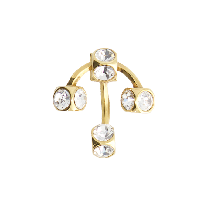 QUADRI SQ XS EARRING-GOLD WHITE SWARO-FACE.png