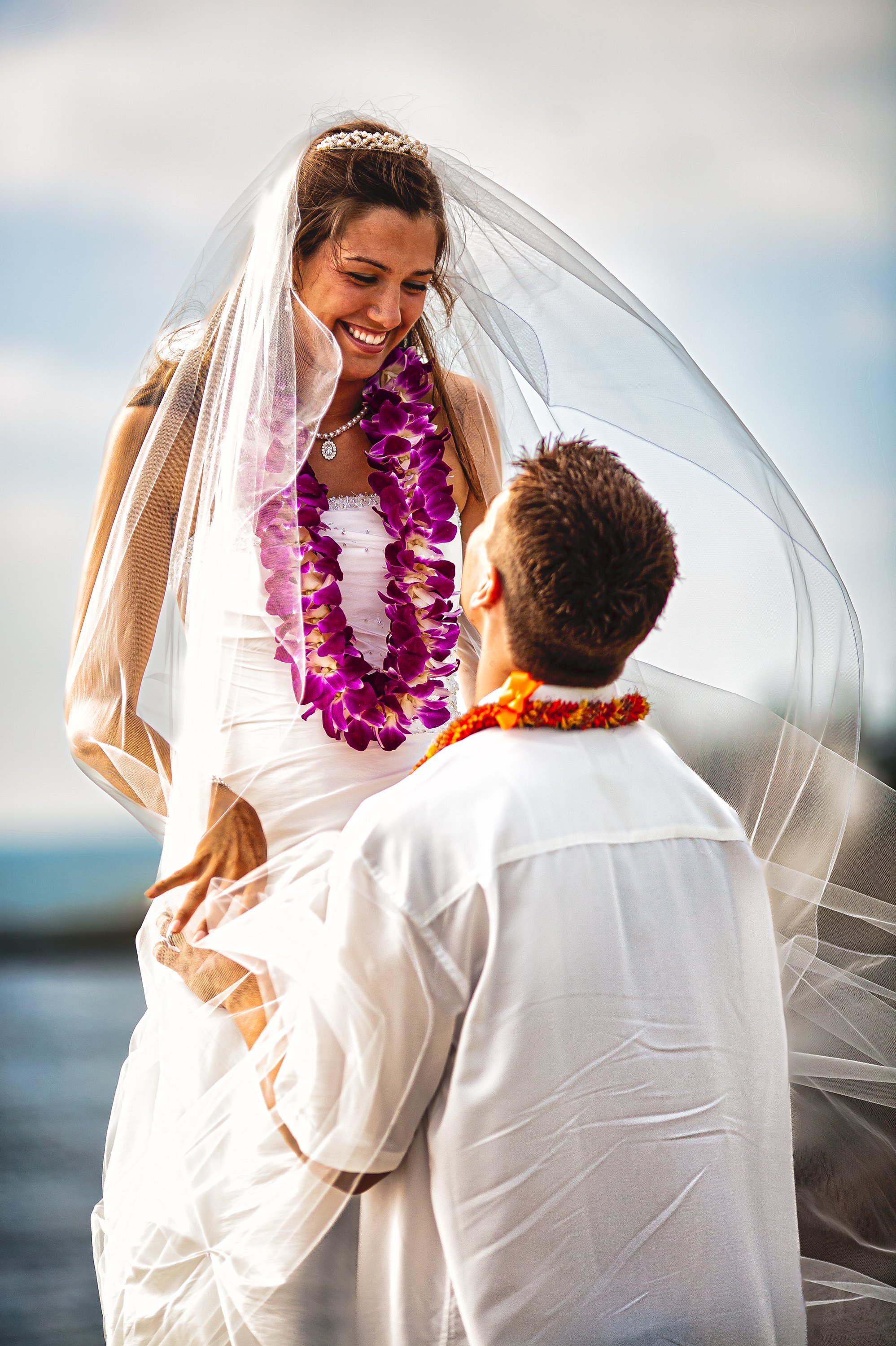 Brautpaar, Braut, Hochzeitskleid