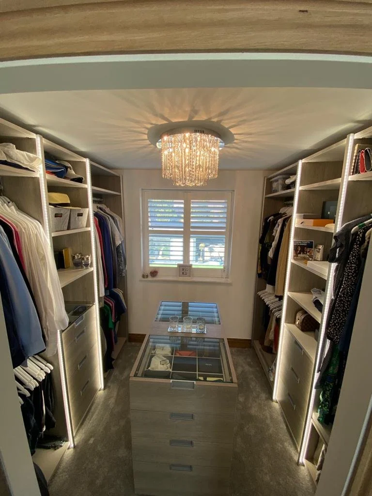Stunning walk in wardrobe in Patcham, Brighton.
