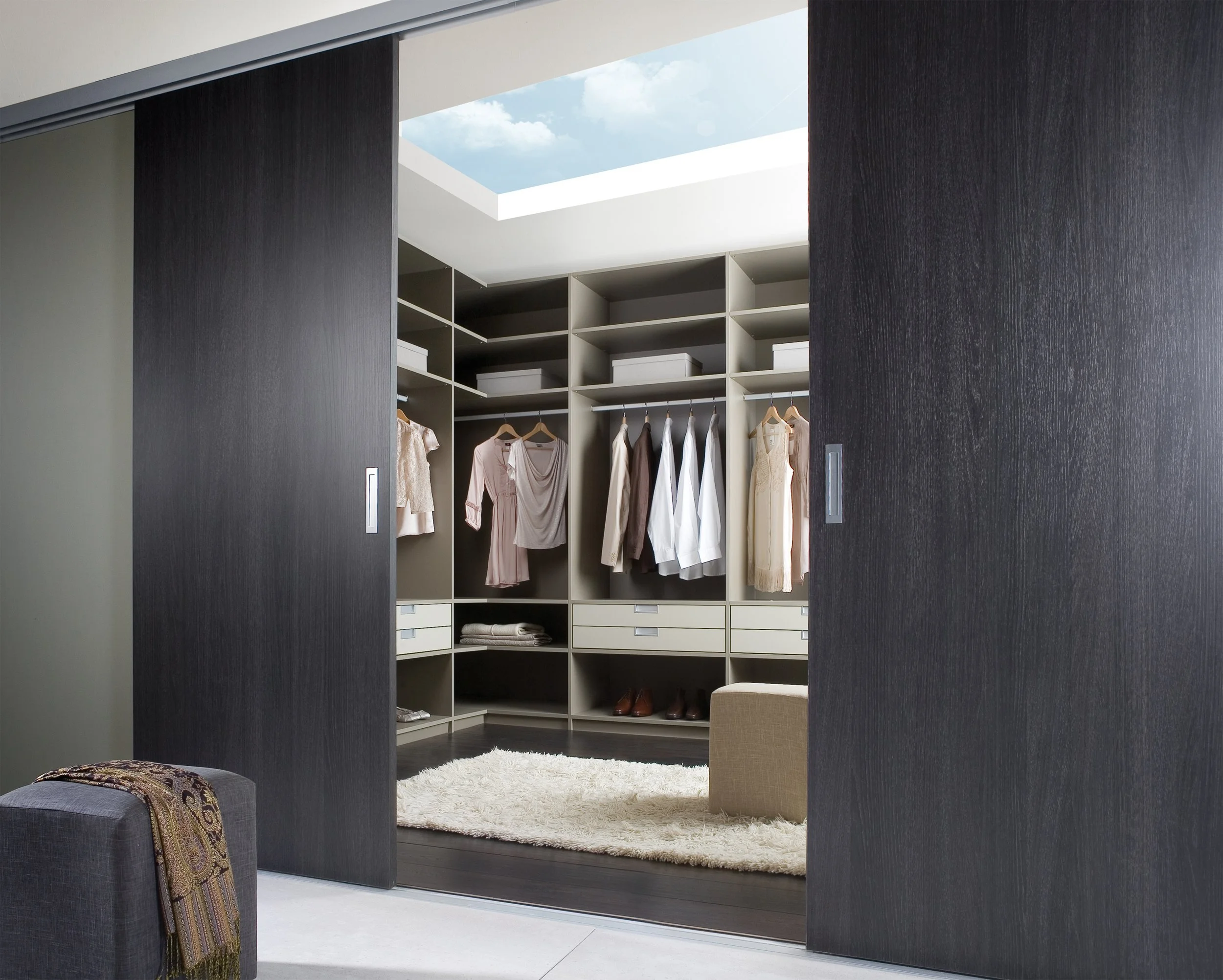 Fitted wardrobes interiors, luxury style in Hove, brighton and sussex.