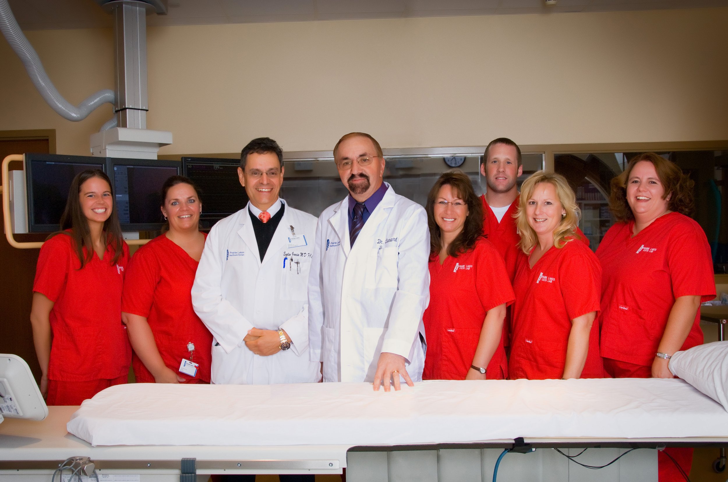 Prairie Lakes Healthcare System Cardiac Catheterization Lab celebrates the 15th anniversary of its first patient.