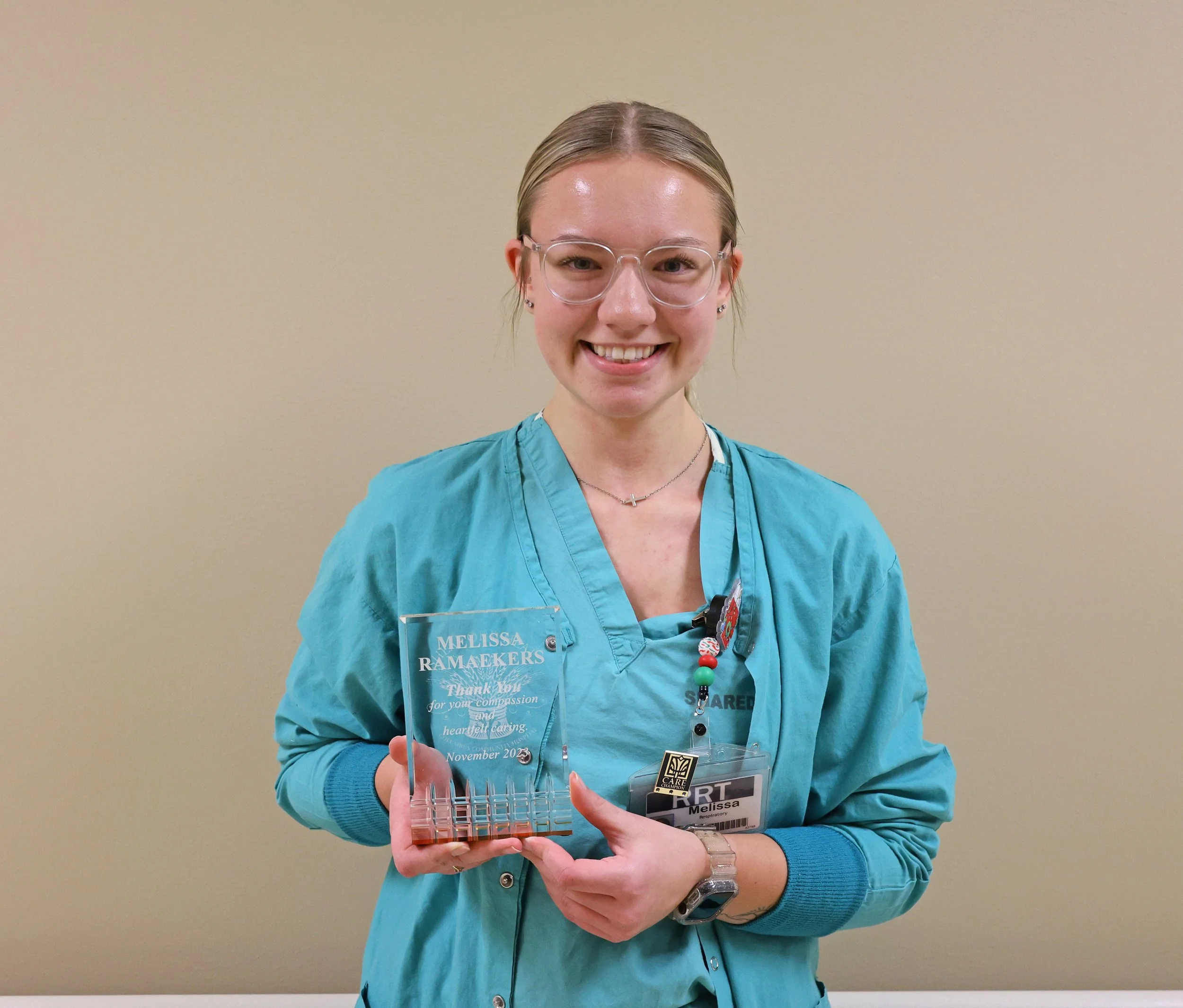 Melissa Ramaekers Wins Sheaf Of Wheat Award - Midwest Medical Edition