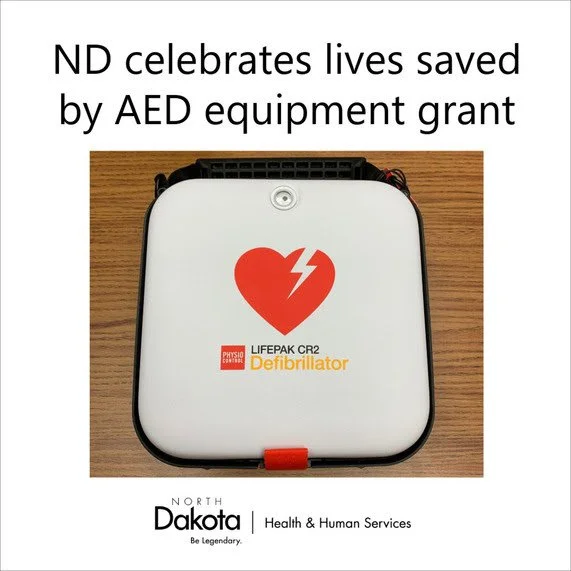 ND State Health Officer Joins HHS, Helmsley Charitable Trust and Community Partners to Celebrate Lives Saved by AED Equipment Grants