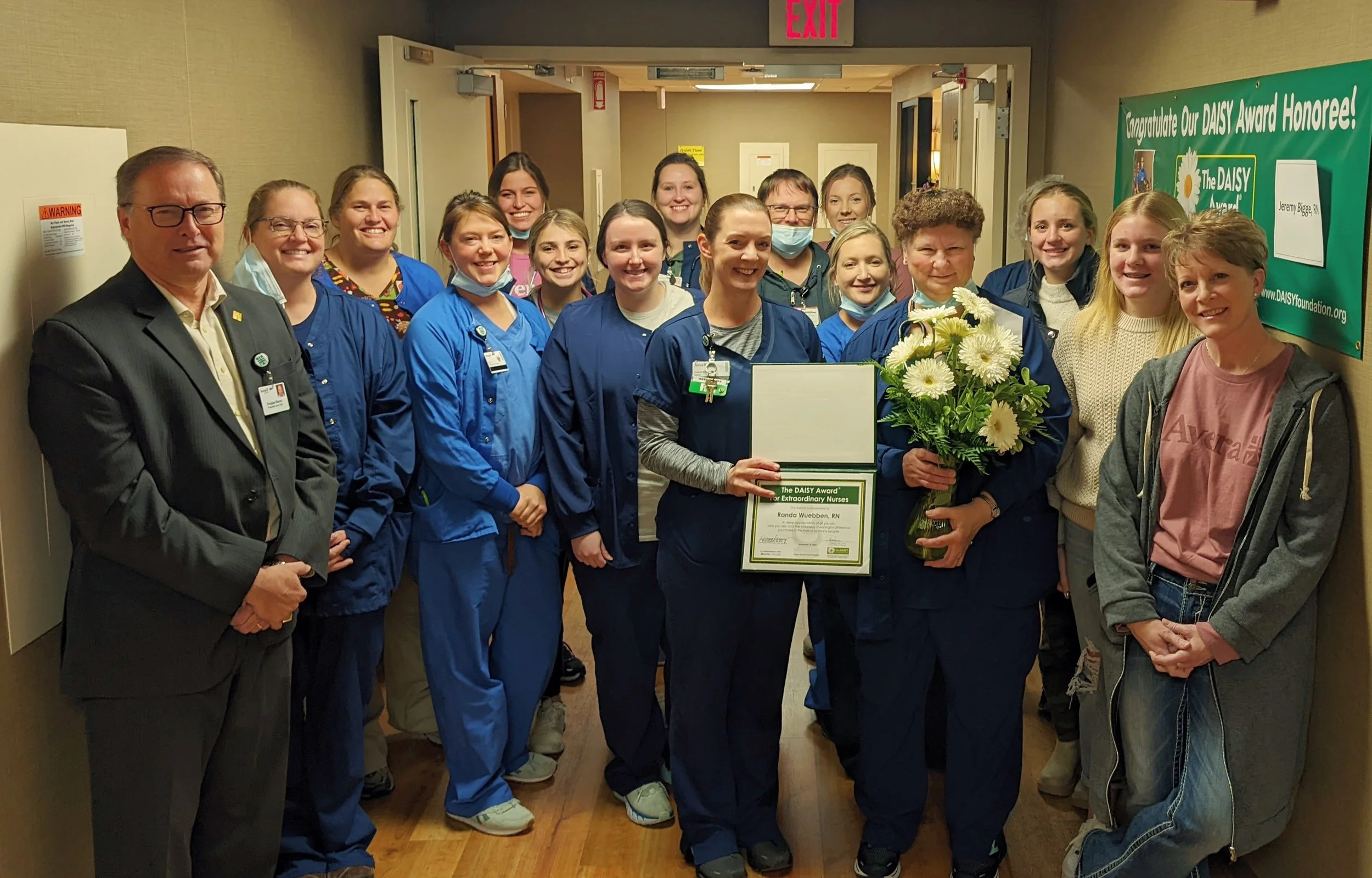 Wuebben Recognized With Avera Sacred Heart Hospital DAISY Award Wuebben recognized with avera sacred heart hospital daisy award