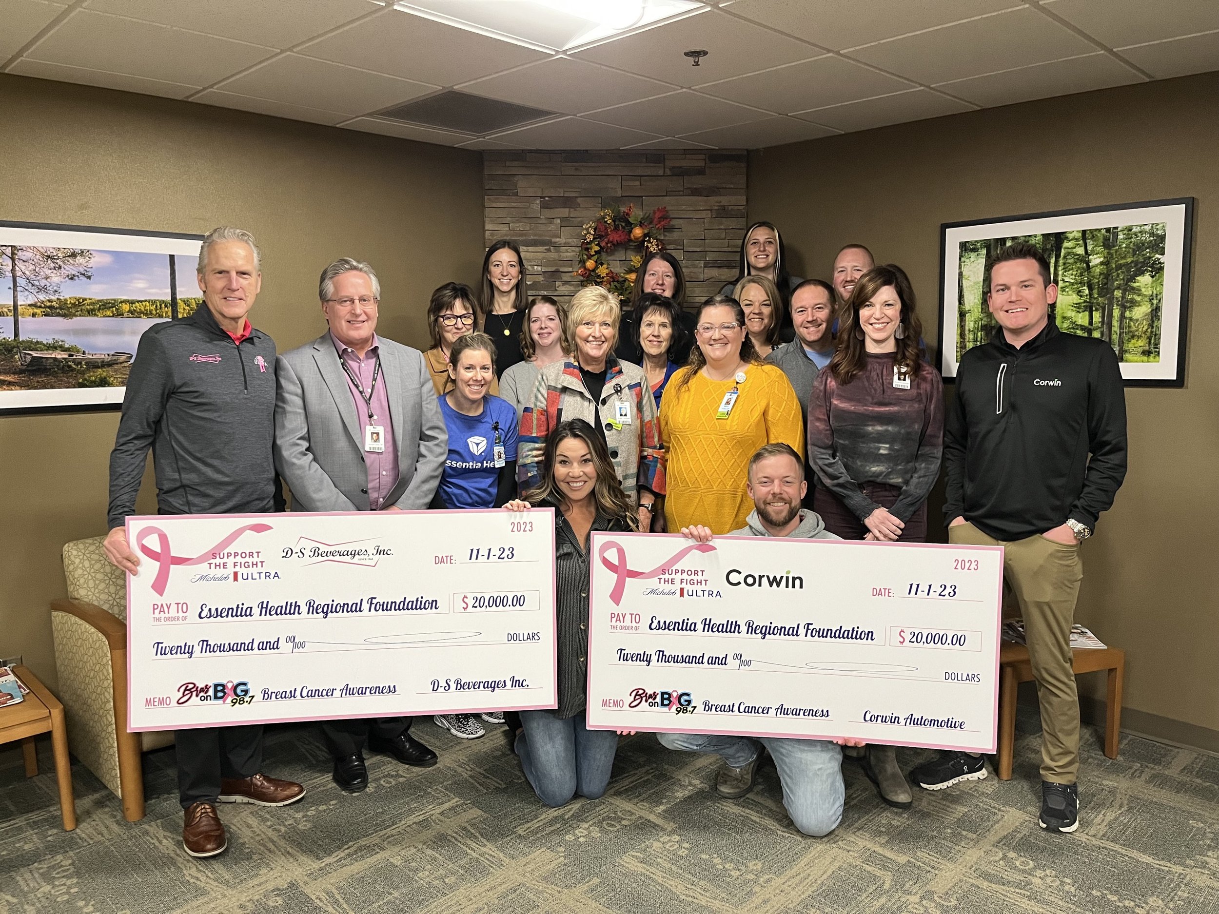 Bras On Big 98.7” Campaign Results In $40,000 For Essentia Health Breast  Cancer Patients — Midwest Medical Edition