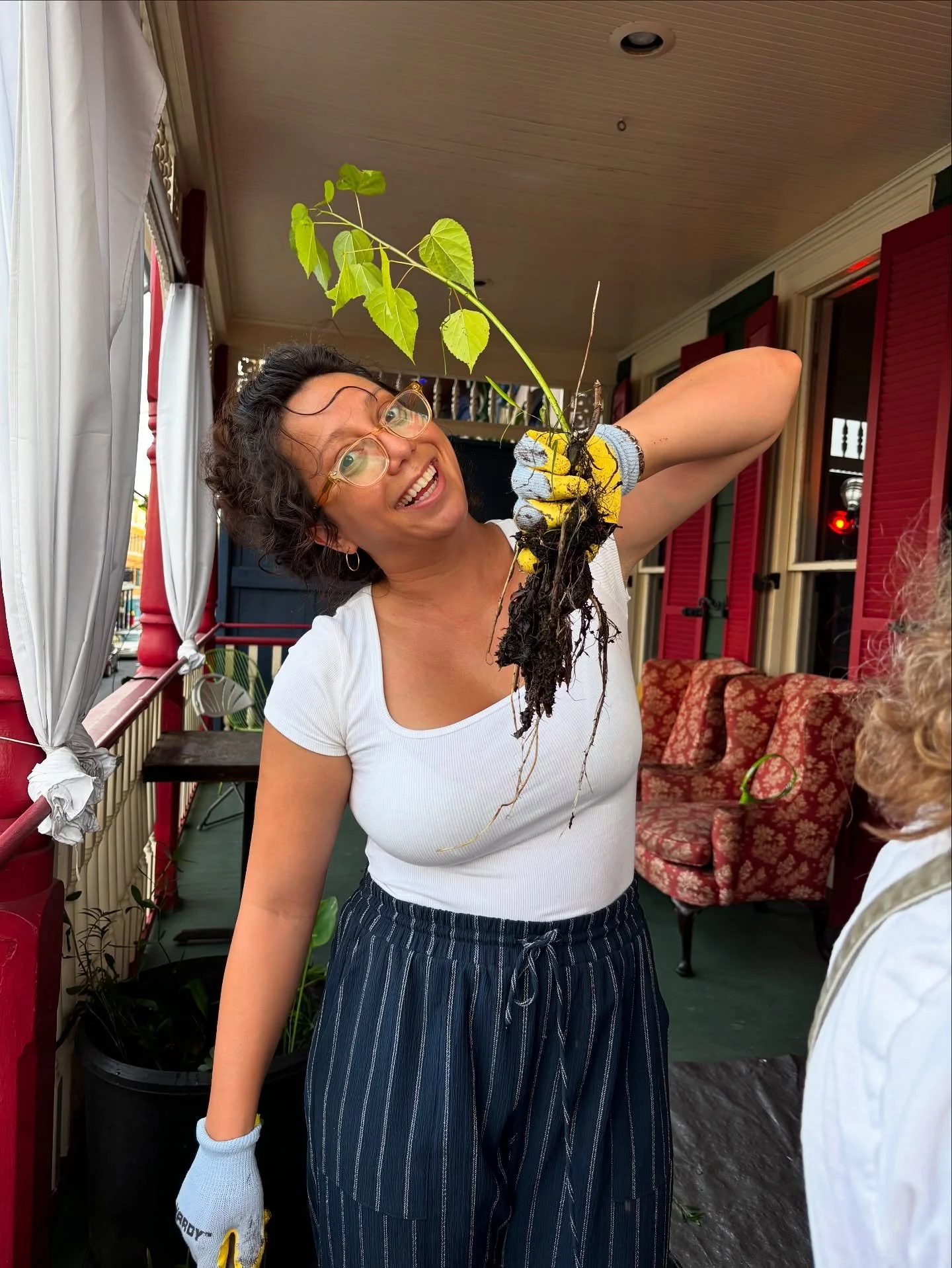 Thanks to everyone who got their hands dirty breaking up clumps of native plants for the Bayou St John conservation efforts with @waterwayecoteam @the_faubourg_house and @climateculture_nola 

We have won much drinking wine and eating snacks in commu