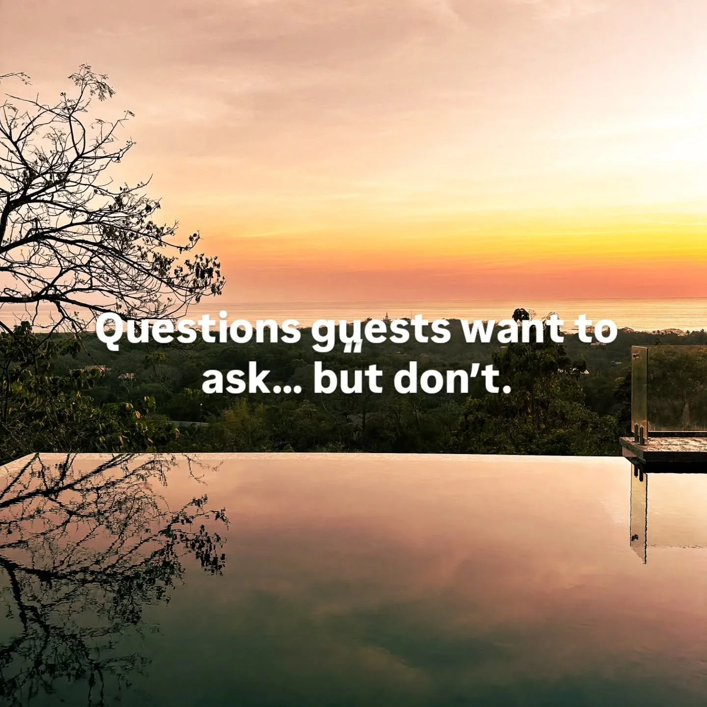 Our villa feels tucked away and private,
but we&rsquo;re minutes from beaches, restaurants, and town.

We provide clear arrival instructions, trusted drivers, and help arrange chefs, excursions, and experiences.

You arrive, unpack, and relax.

We ta