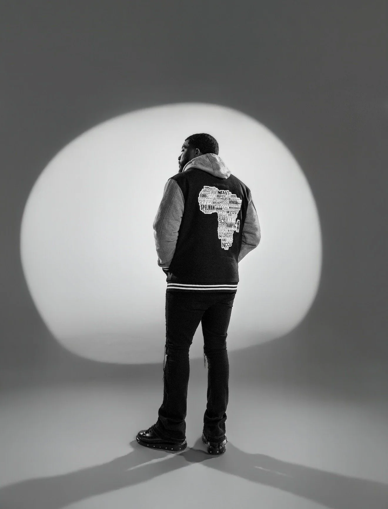 The HBCU Heritage Letterman Jacket (Black, Grey, Kente)