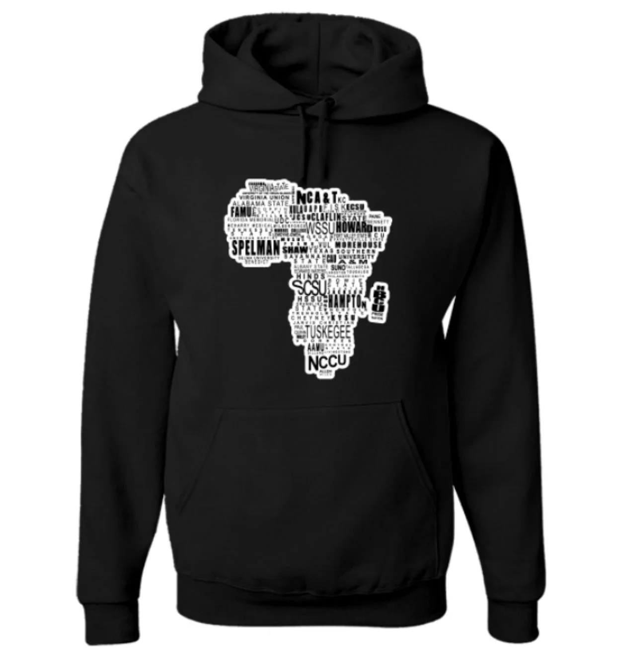 The HBCU Heritage Hoodie in Black and White