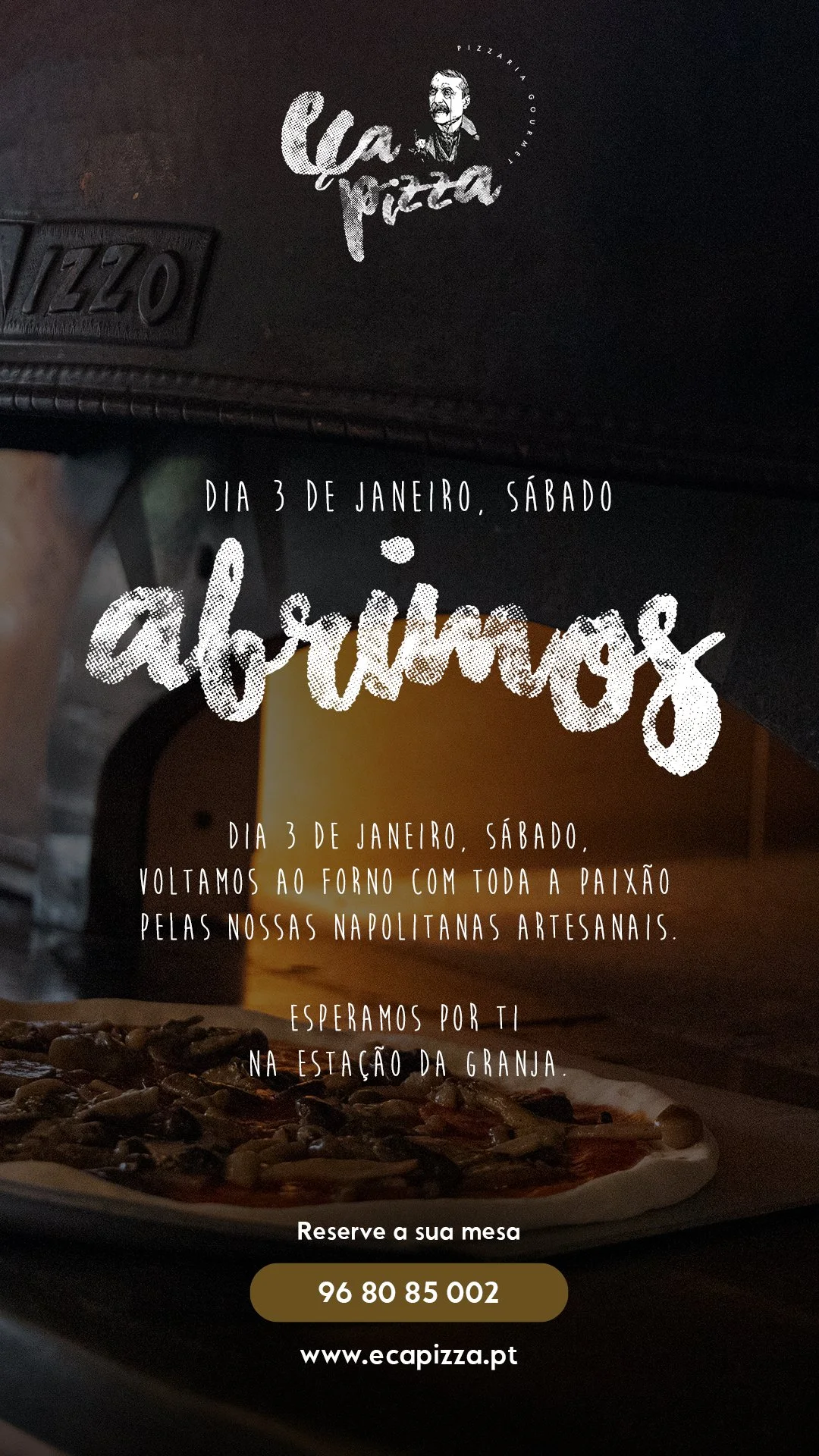 reabertura ecapizza gourmet 2026