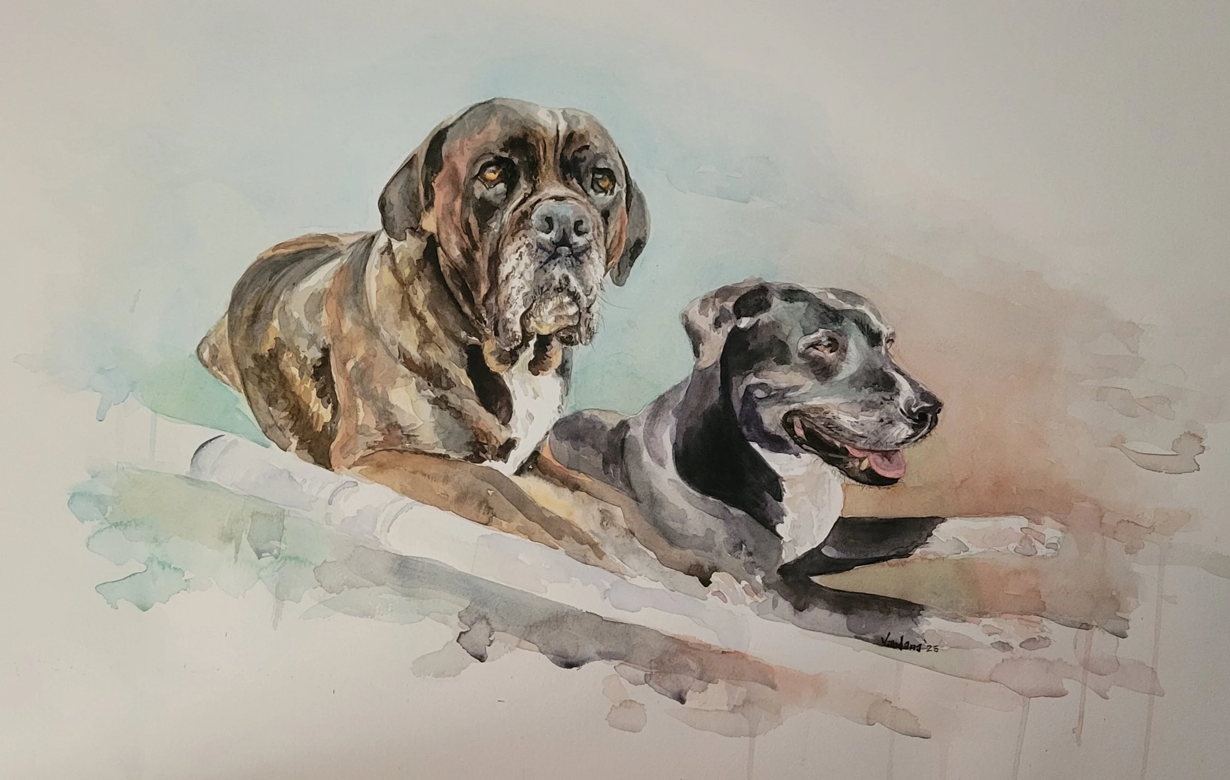 Commissioned Piece | 22" X 28" || SOLD