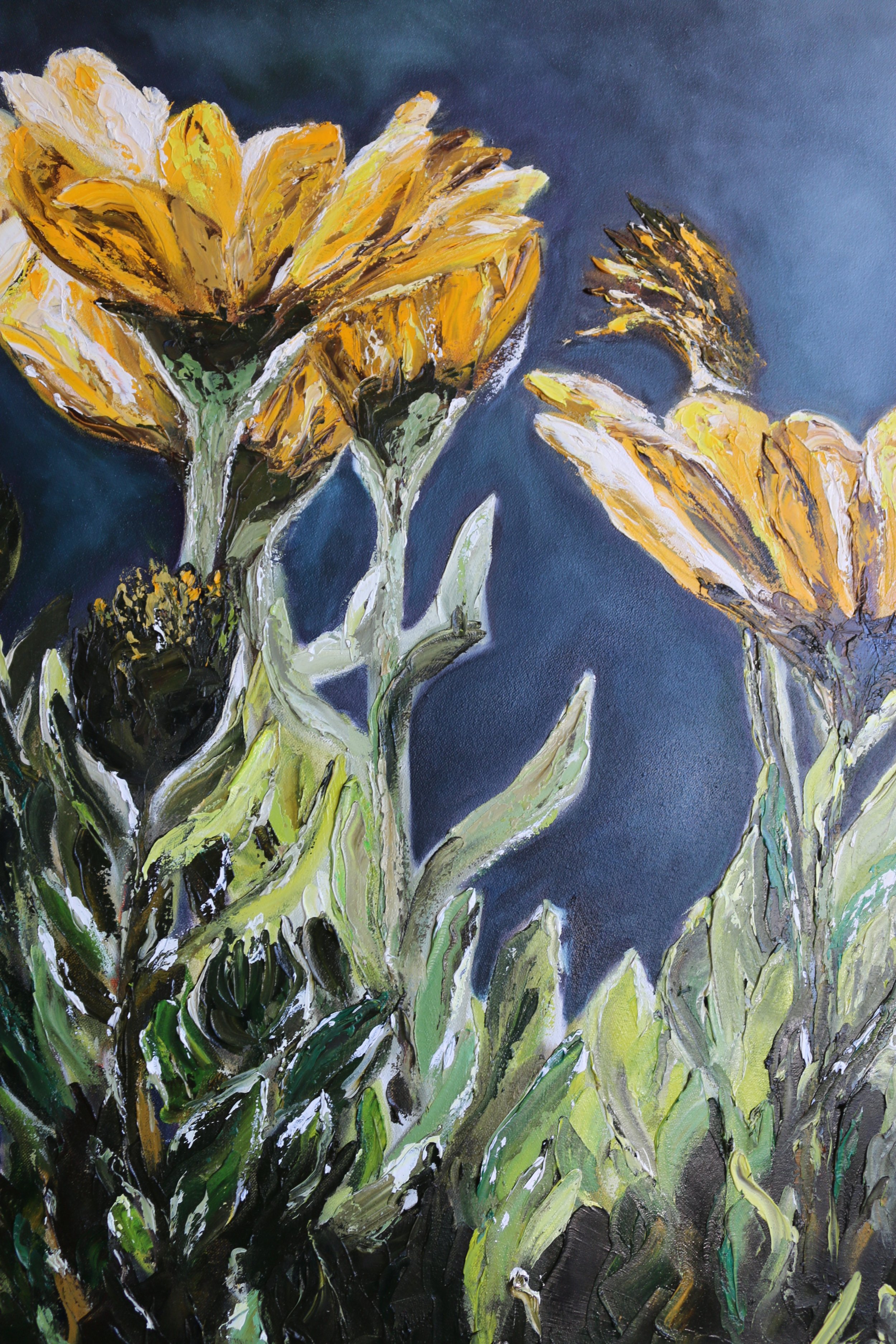 Daisies (Detail) | 60" x 48" || SOLD 