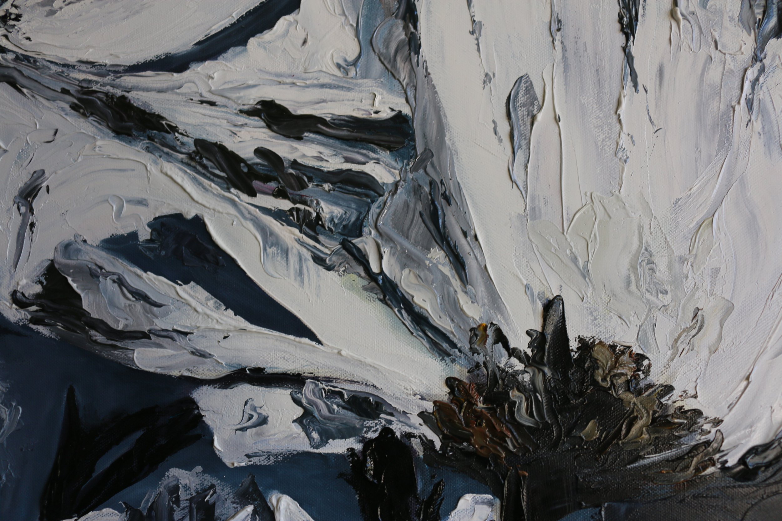 Matilja Poppies (detail) | 48" x 60" || SOLD 