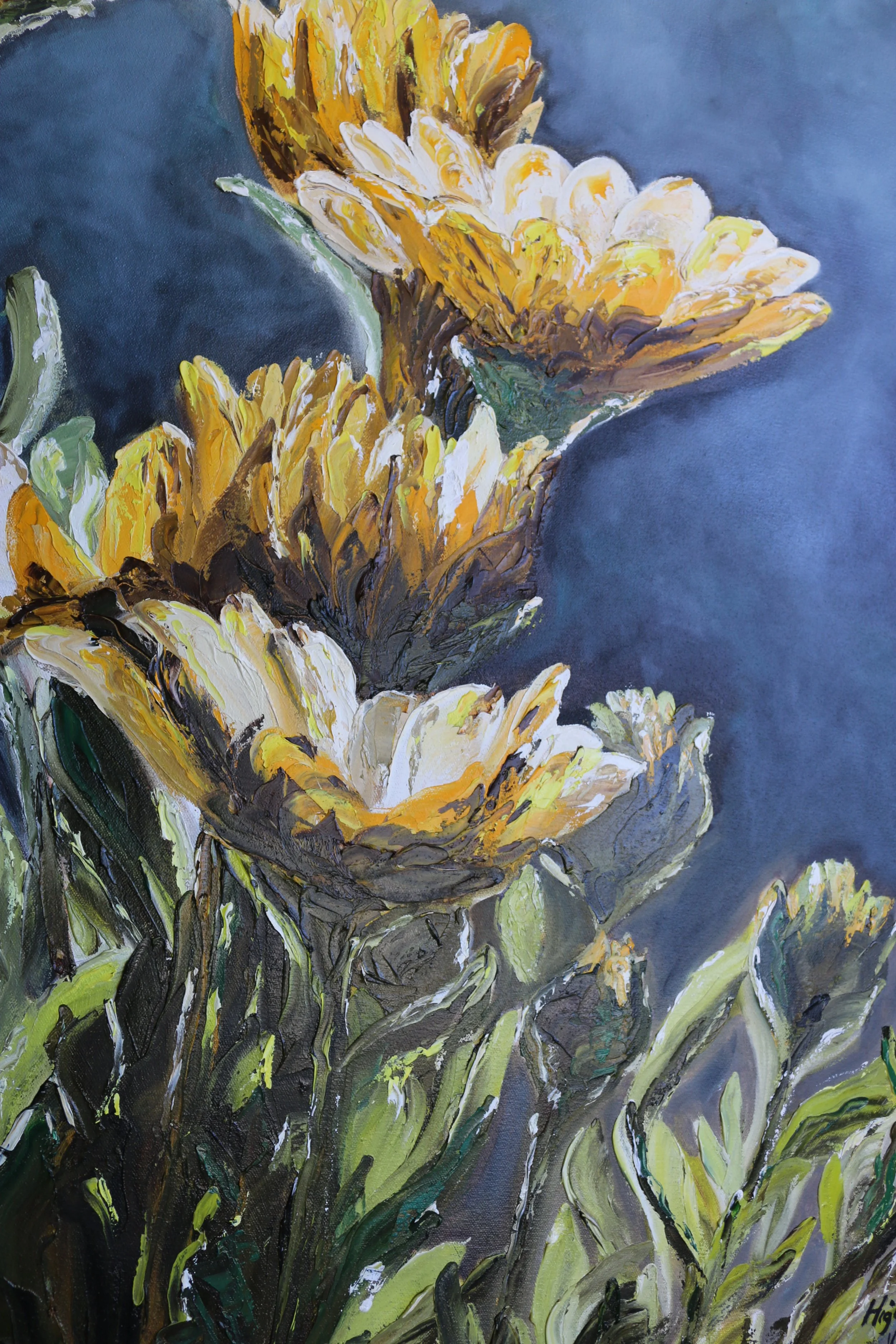 Daisies (Detail) | 60" x 48" || SOLD 