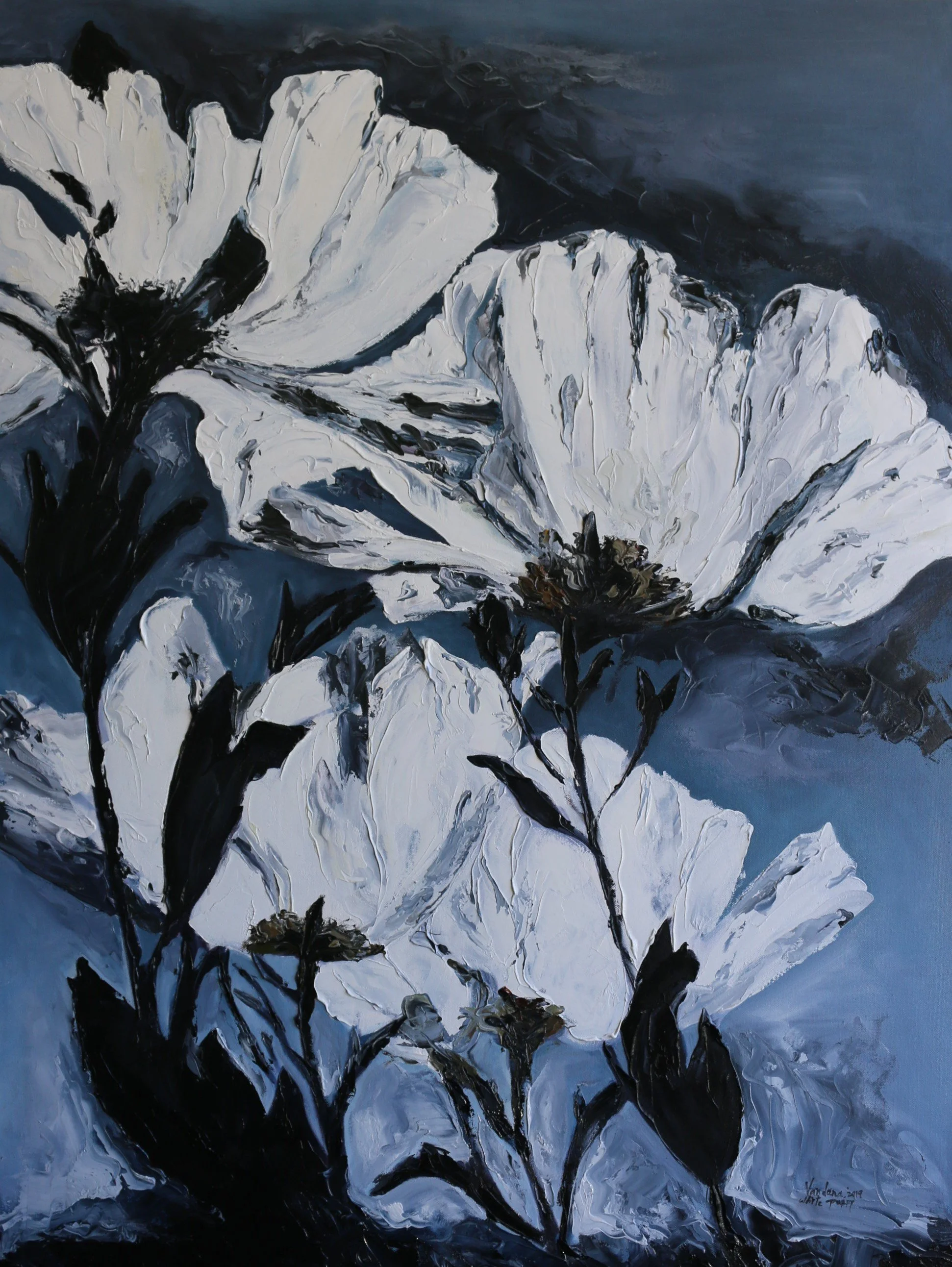 Matilja Poppies** | 48" x 60" || SOLD 