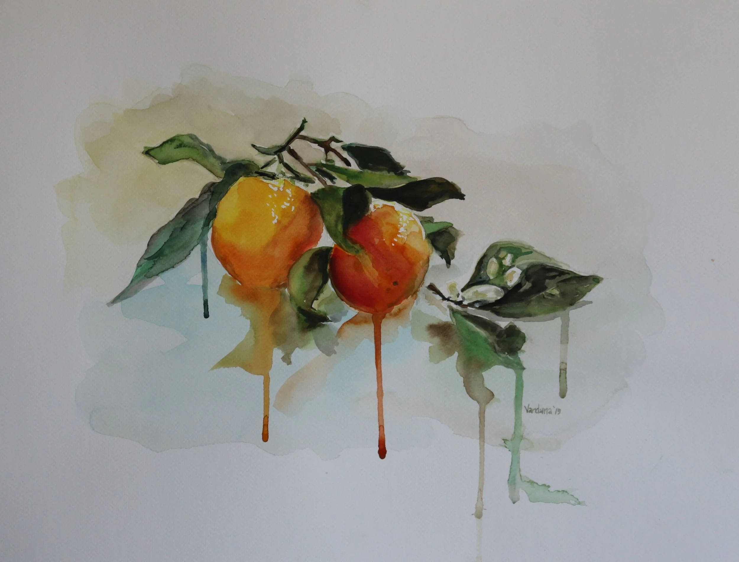  Oranges 2 | 16" x 20" || $500